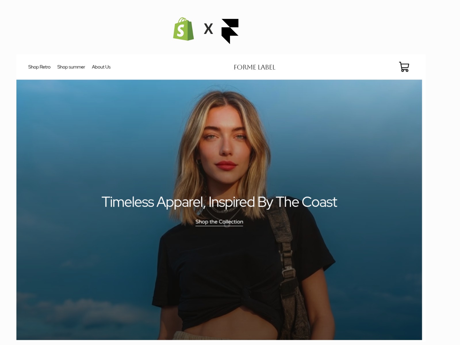 Forme Label: Free Ecommerce Website Template by Kai Studio — Free Ecommerce Framer Template preview