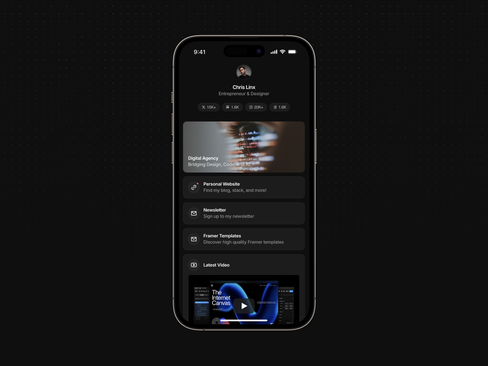 FounderList: Free Landing Page Website Template by Richie — Free Legal Framer Template preview