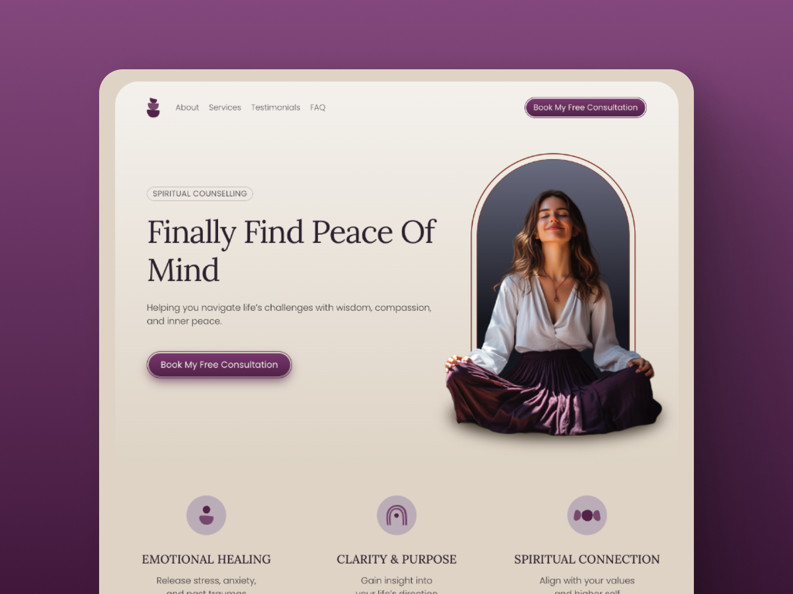 FullBalance: Free Health Website Template by Kosta — Free Healthcare Framer Template preview
