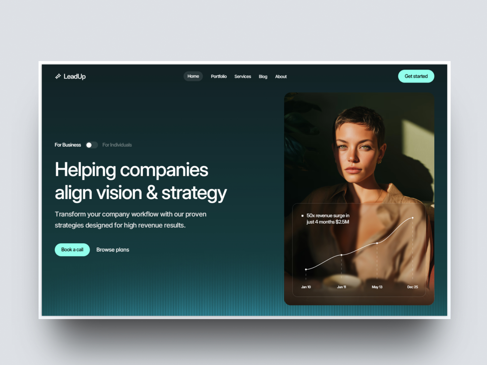Fundare: Free Agency Website Template by Tehreem Aamna — Free Agency Framer Template preview