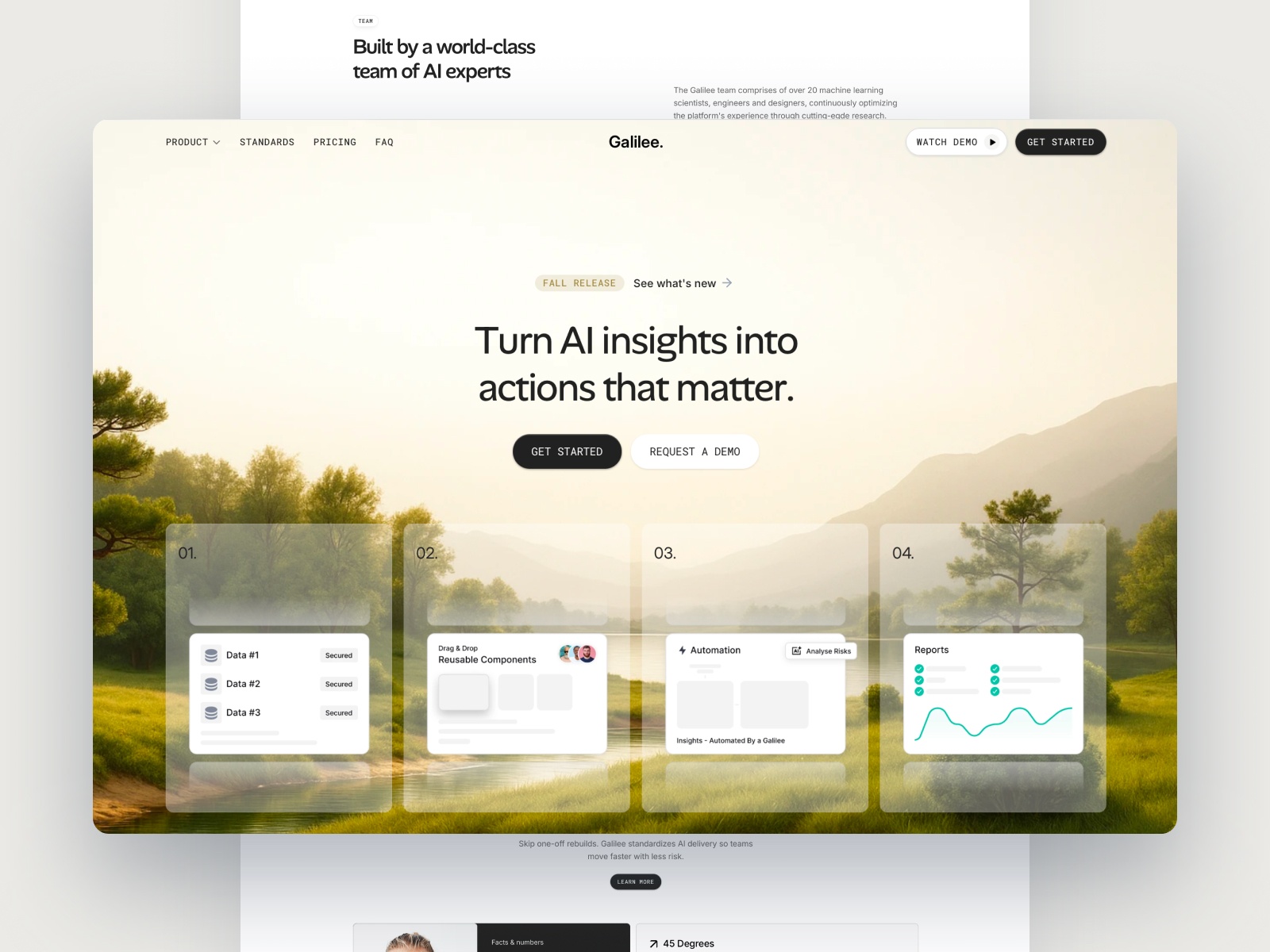 Galilee — Free SaaS Framer Template preview