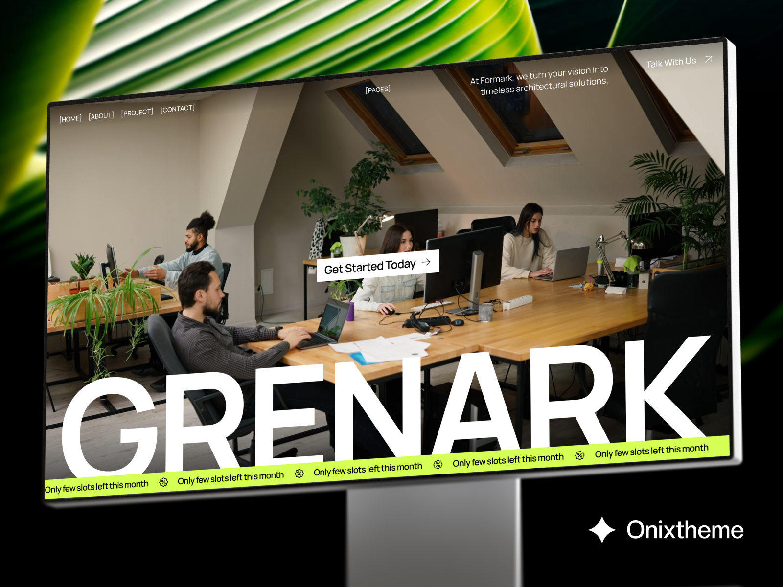 Grenark — Free Portfolio Framer Template preview