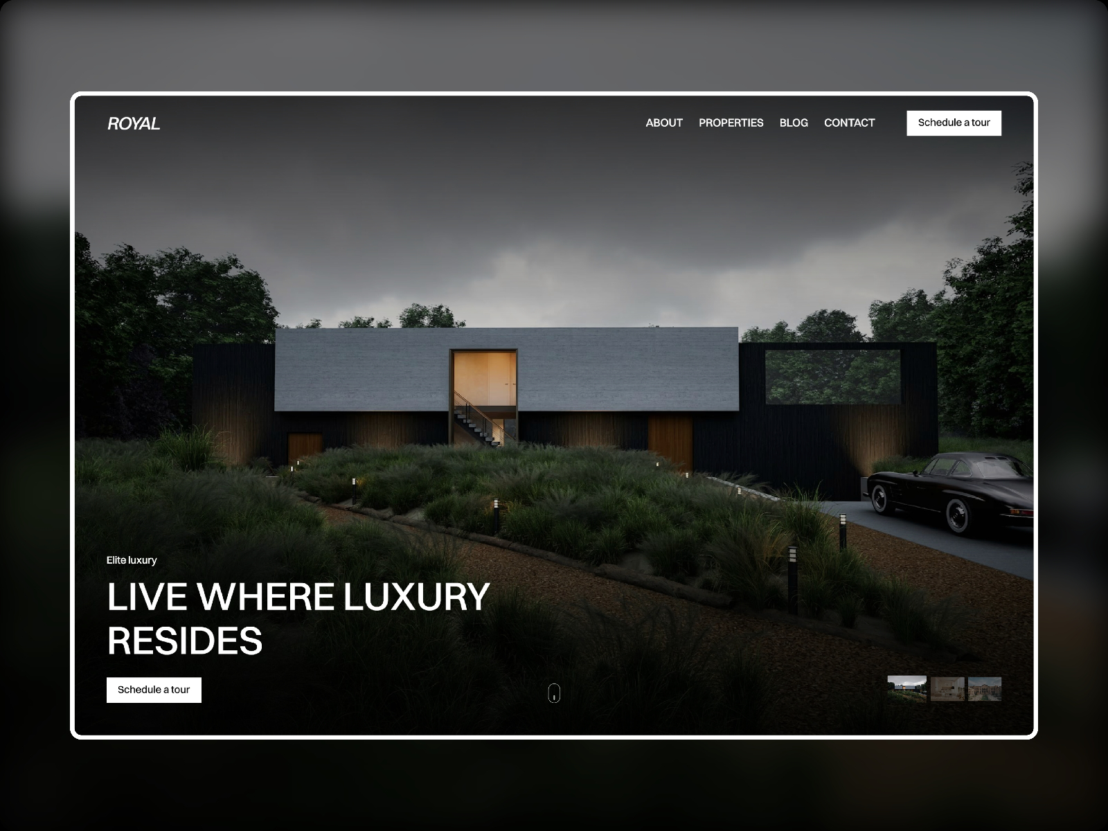 Guestly: Free Real Estate Website Template by Fitrin — Free Real Estate Framer Template preview