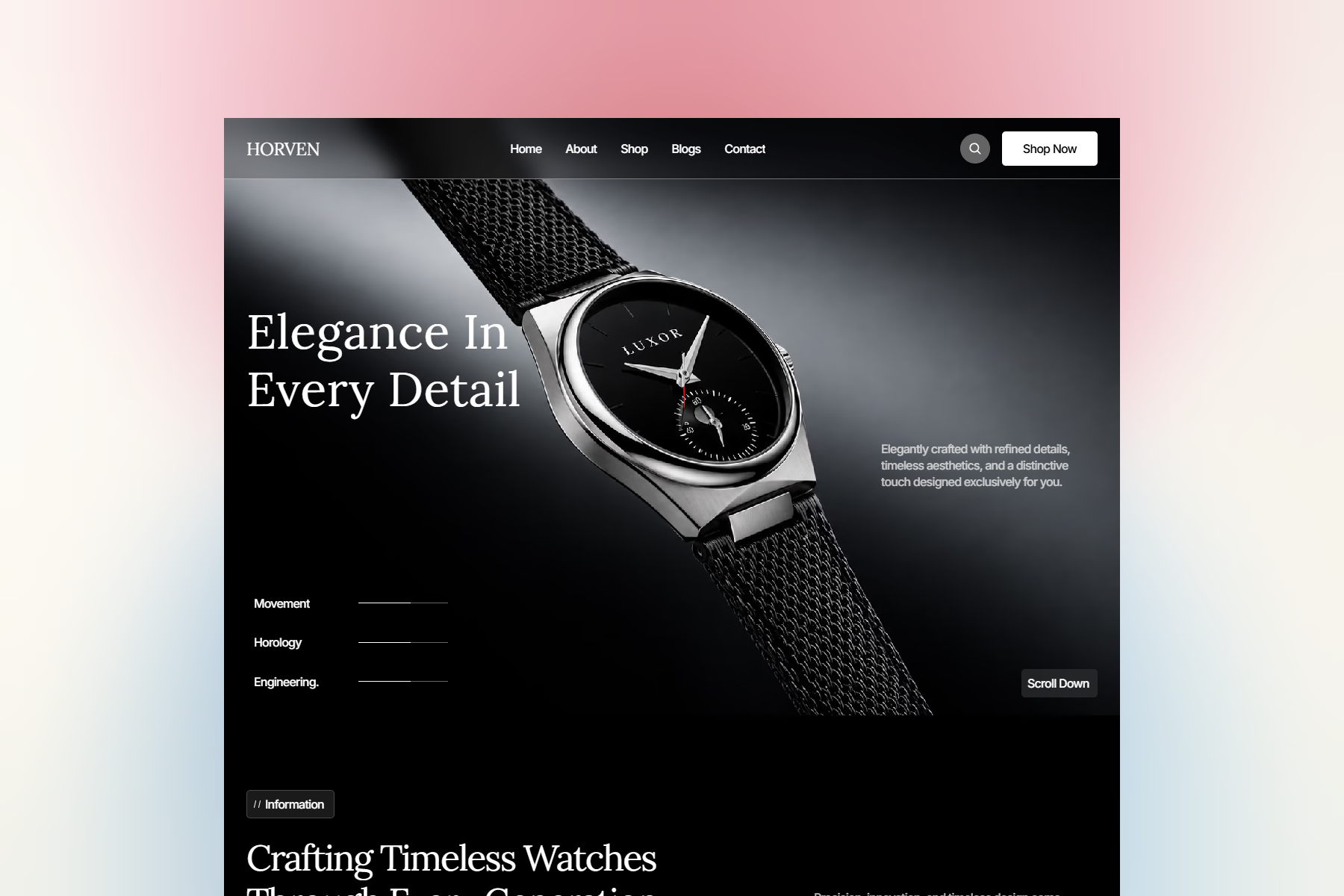 Horven — Free Ecommerce Template for Framer preview