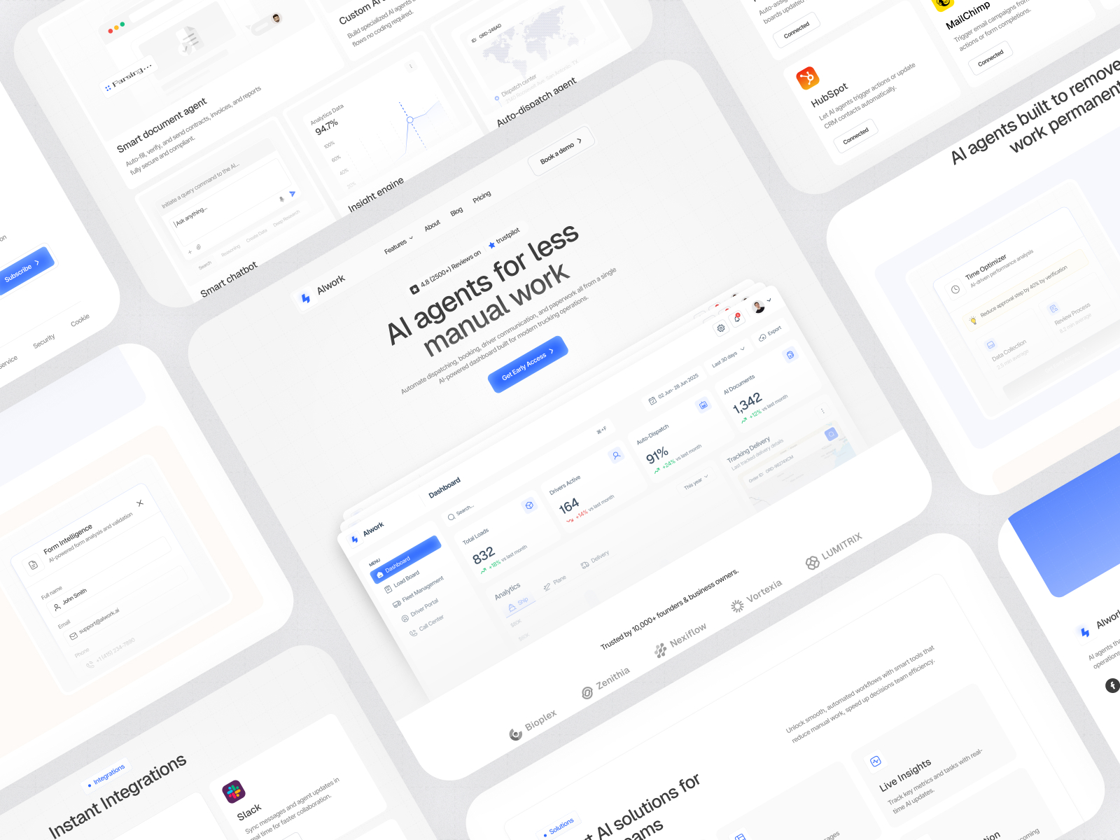 Hubmini: Free AI Website Template by Gr8r Themes — Free SaaS Framer Template preview