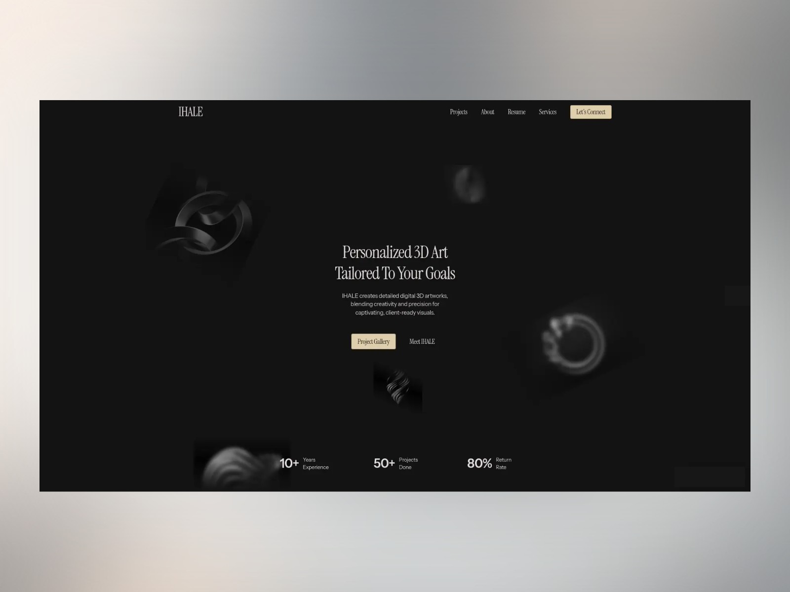 IHale: Free Resume Website Template by Codezen — Free Portfolio Framer Template preview