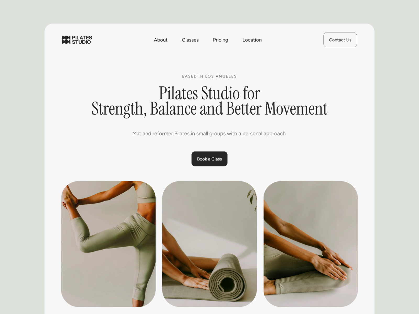 ImperialGym -: Free Health Website Template by Jakub — Free Healthcare Framer Template preview