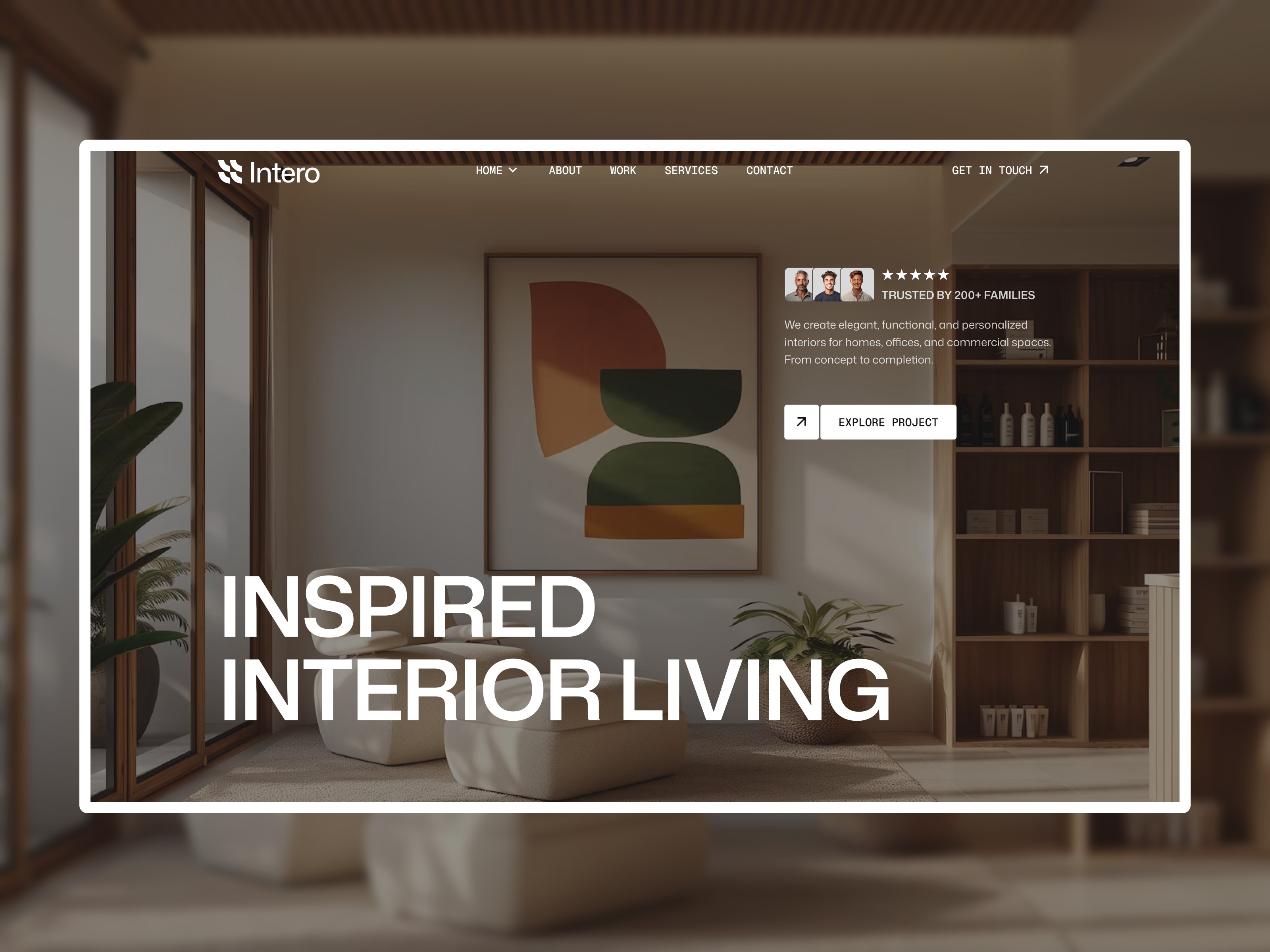 Interos — Free Architecture Website Template by Tempbix — Free Architecture Template for Framer by Tempbix preview