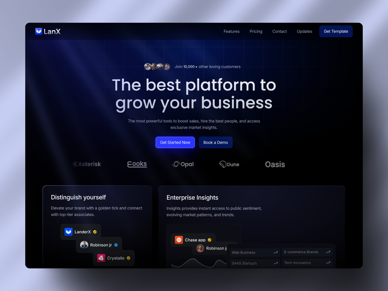 Joinnow: Free Ecommerce Website Template by Ga2 Studio — Free HR Framer Template preview