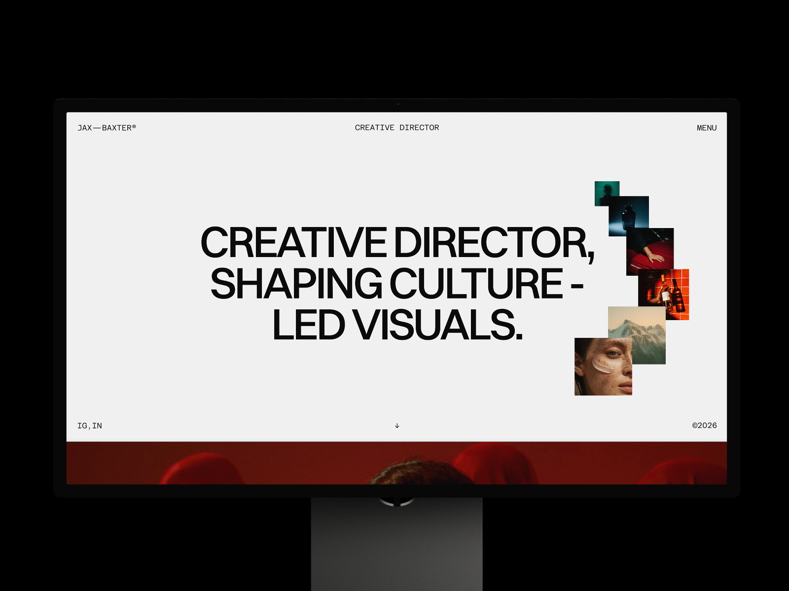 Julian&#x27;s Studio: Free Portfolio Website Template by Seni Malwatta — Free Portfolio Framer Template preview