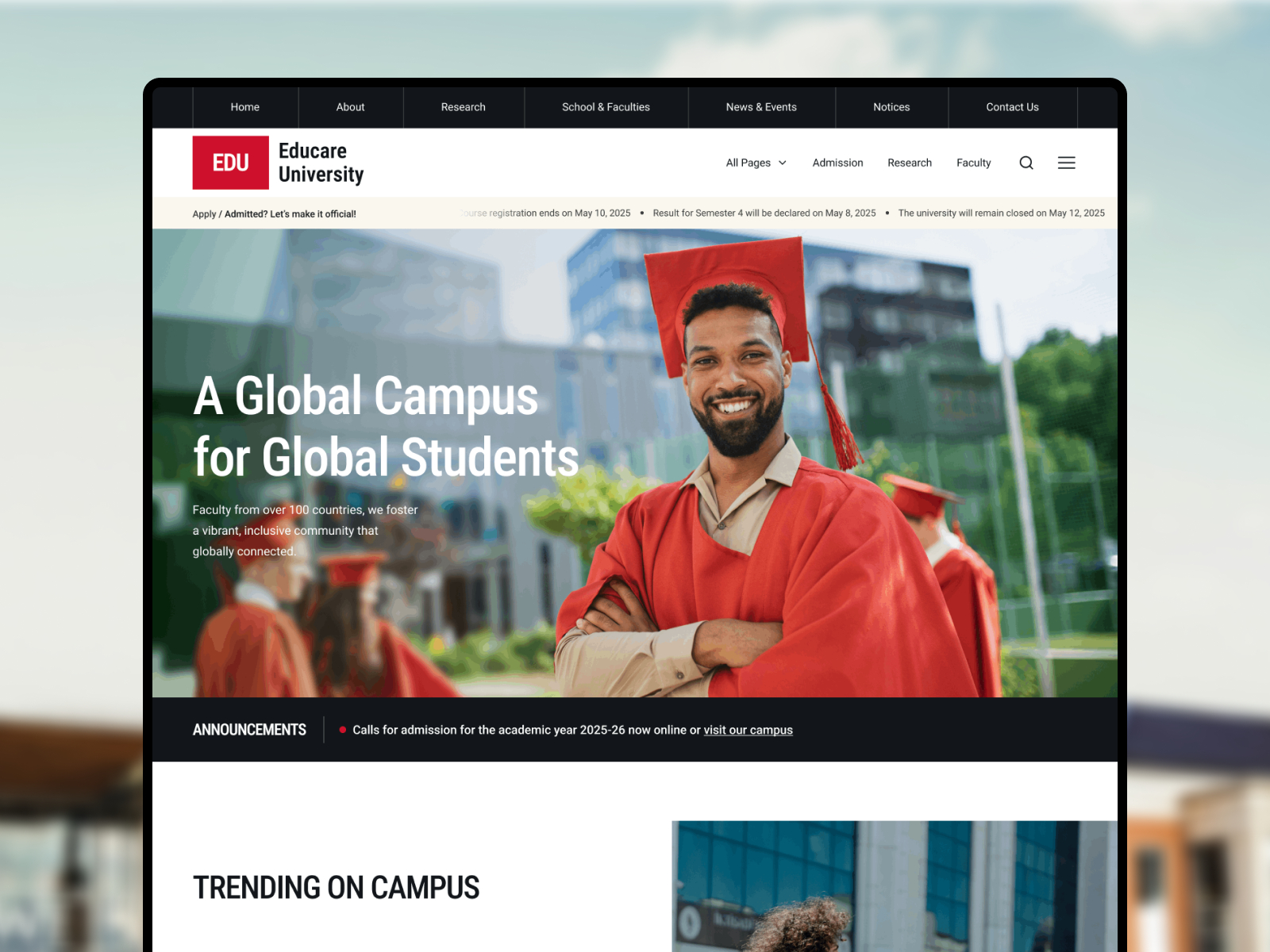 Kidocare: Free Education Website Template by Framerbite — Free Education Framer Template preview