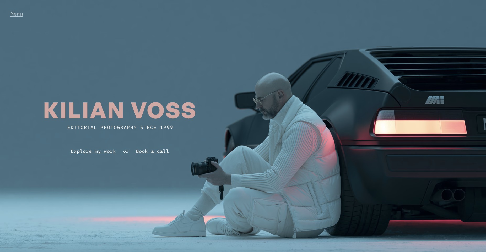 KILIAN VOSS — Free Portfolio Website Template by proto.ix — Free Portfolio Template for Framer by proto.ix preview