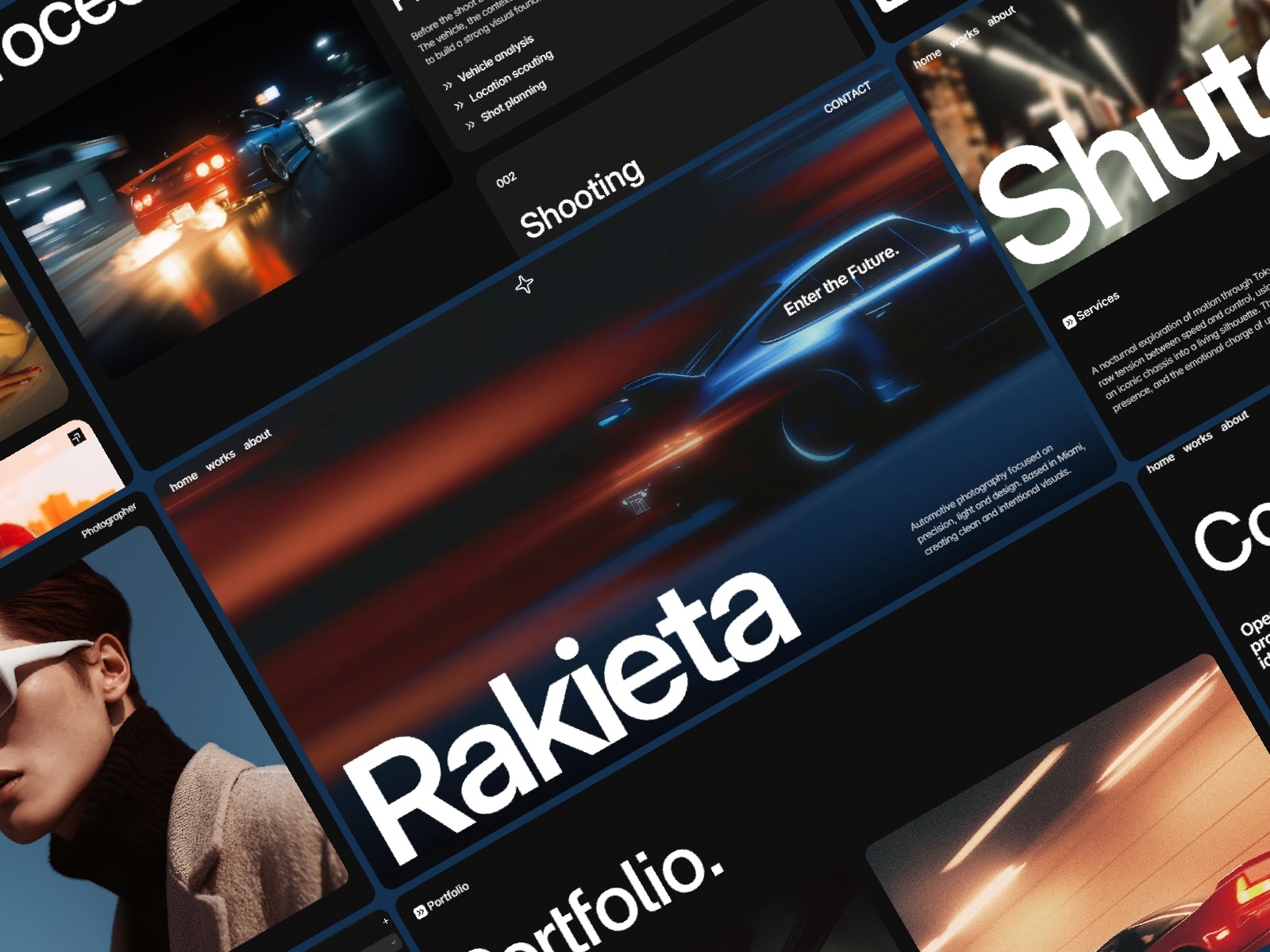 Kineta: Free Portfolio Website Template by Mickael zimmer — Free Portfolio Framer Template preview
