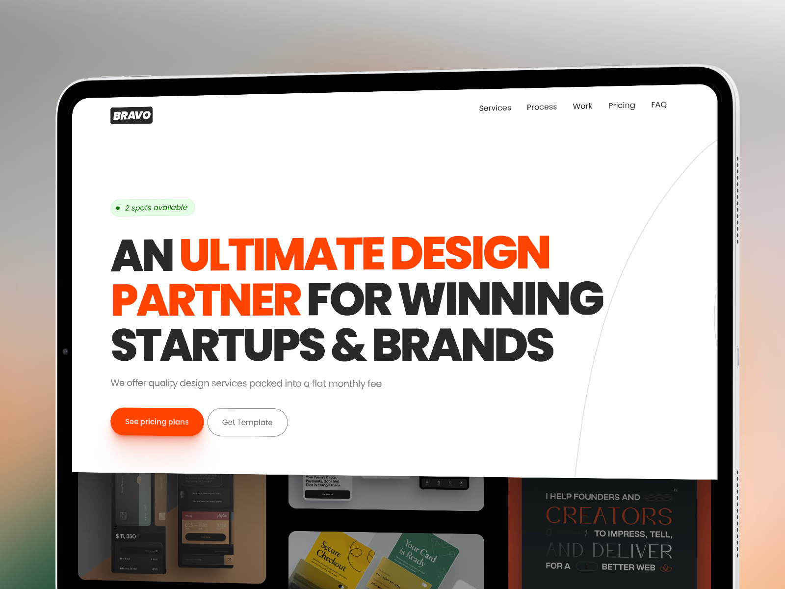 Kuib: Free Portfolio Website Template by Irinel Nemtan — Free Portfolio Framer Template preview