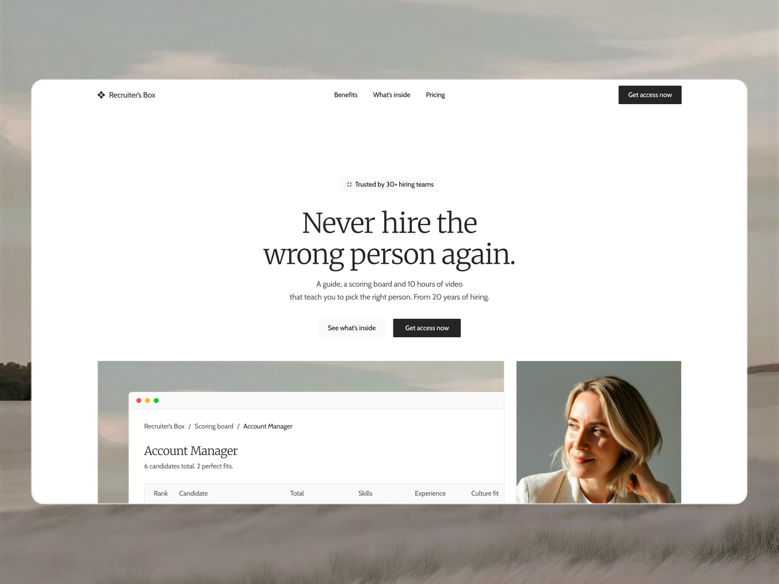 Lara - Launch &amp; Sell — Free Landing Page Framer Template preview
