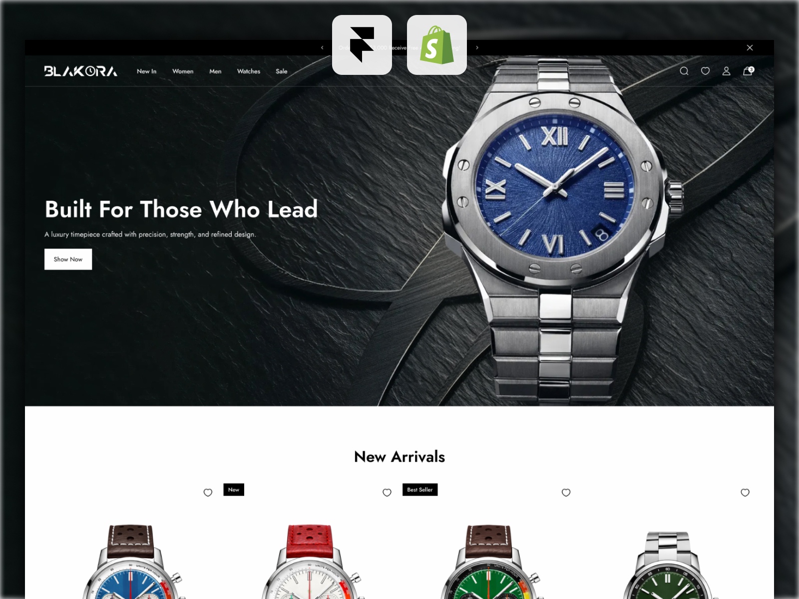 Leafore: Free Ecommerce Website Template by Dharmesh Sudani — Free Ecommerce Framer Template preview