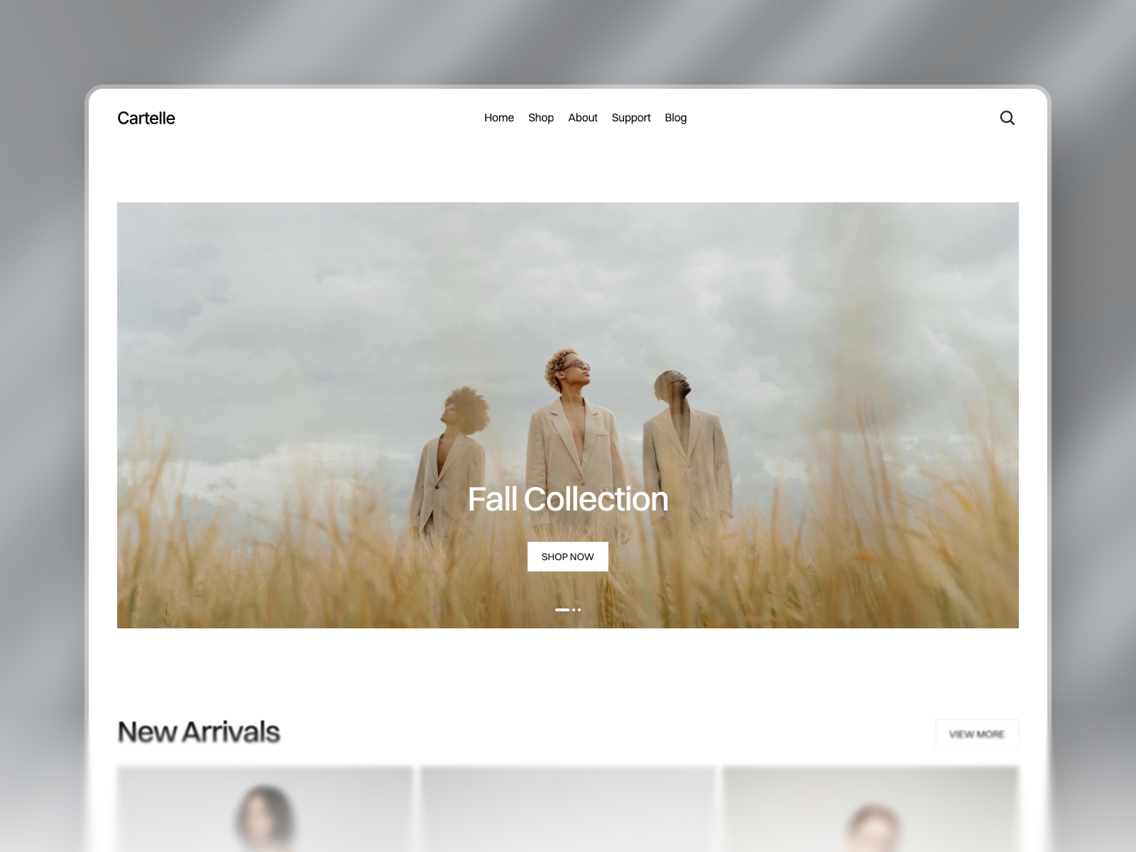 Leather House: Free Ecommerce Website Template by Ajit Roy — Free Ecommerce Framer Template preview