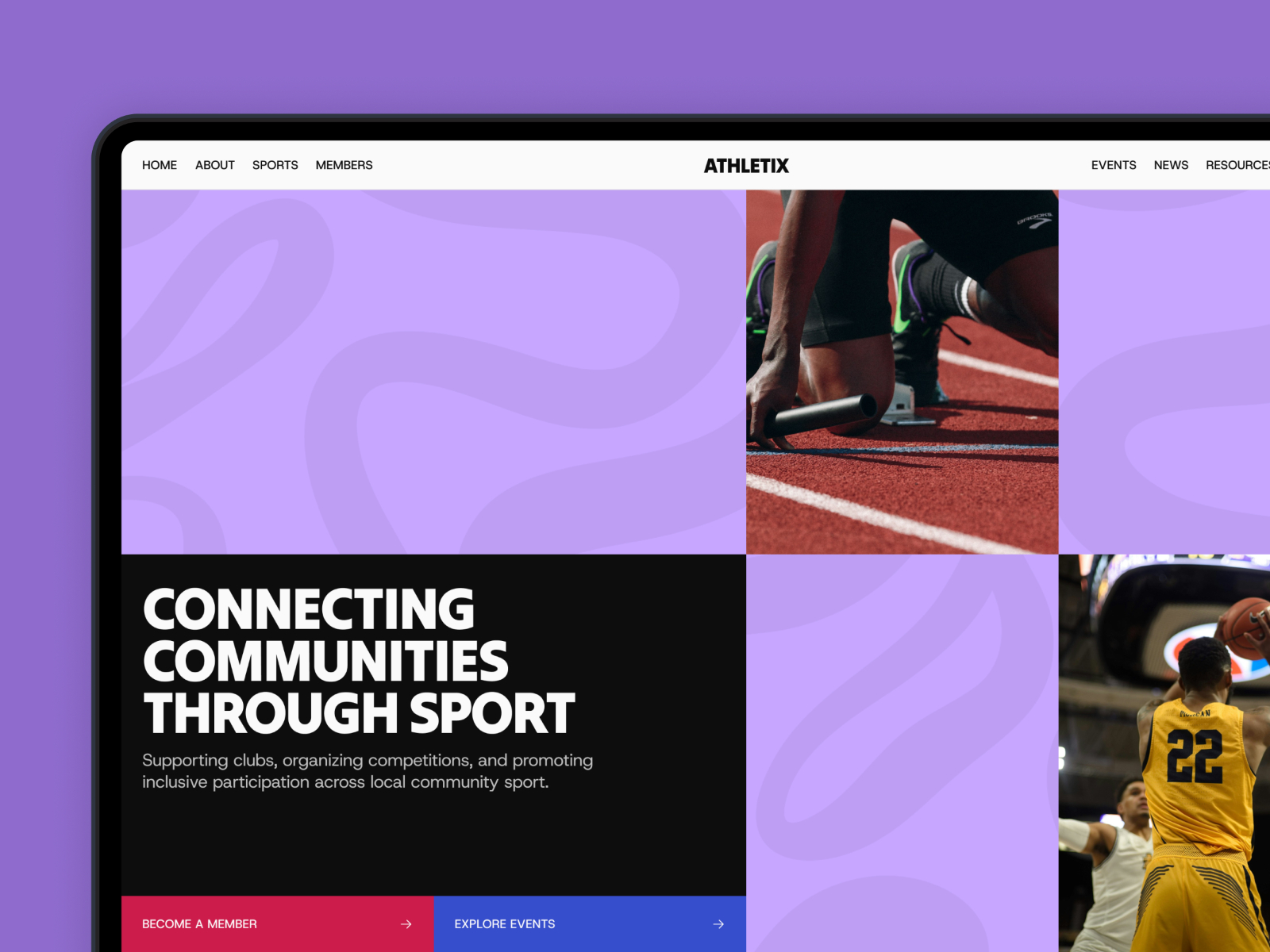Locally: Free Membership Website Template by Josue Luna — Free Events Framer Template preview