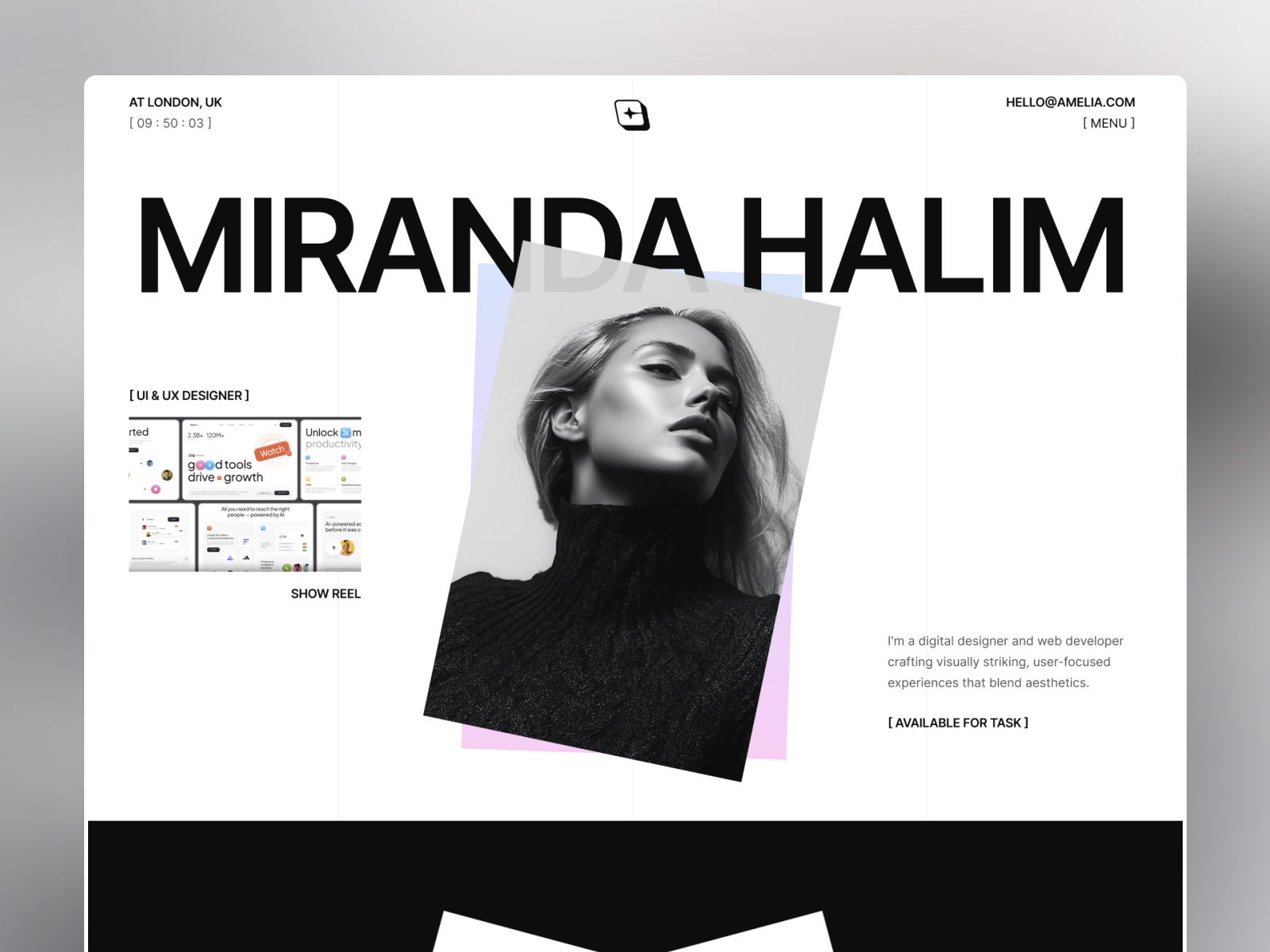 Lonica: Free Blog Website Template by Template Munk — Free Blog Framer Template preview