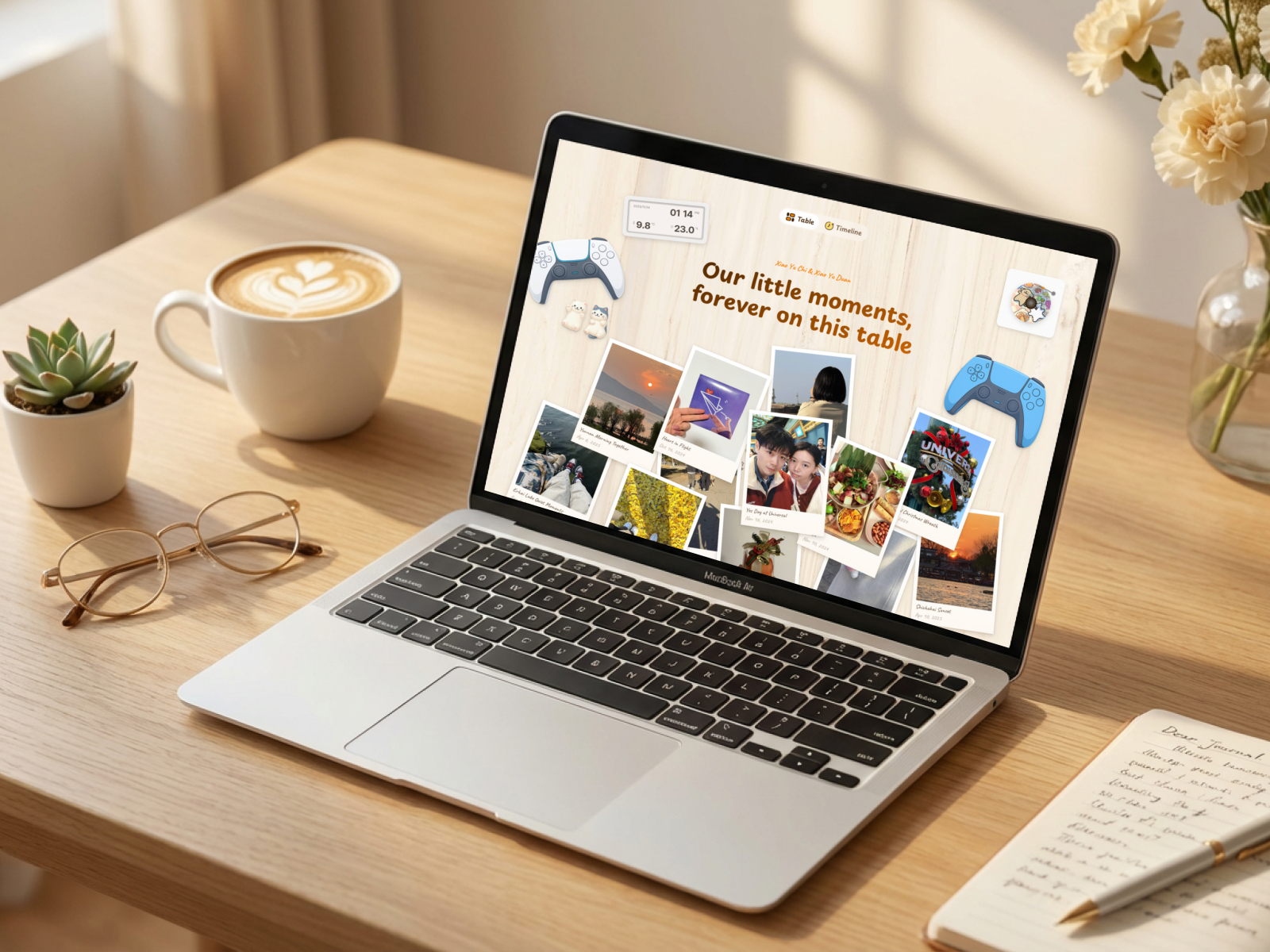 Love Moments — Free Blog Framer Template preview