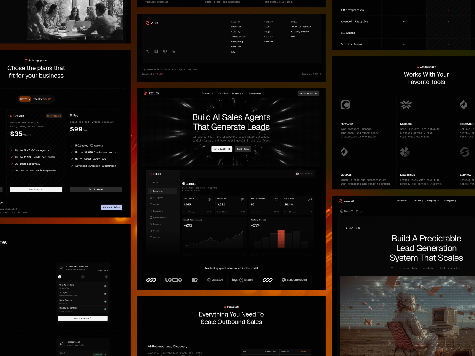 Luman: Free AI Website Template by Precious Adeiza — Free SaaS Framer Template preview