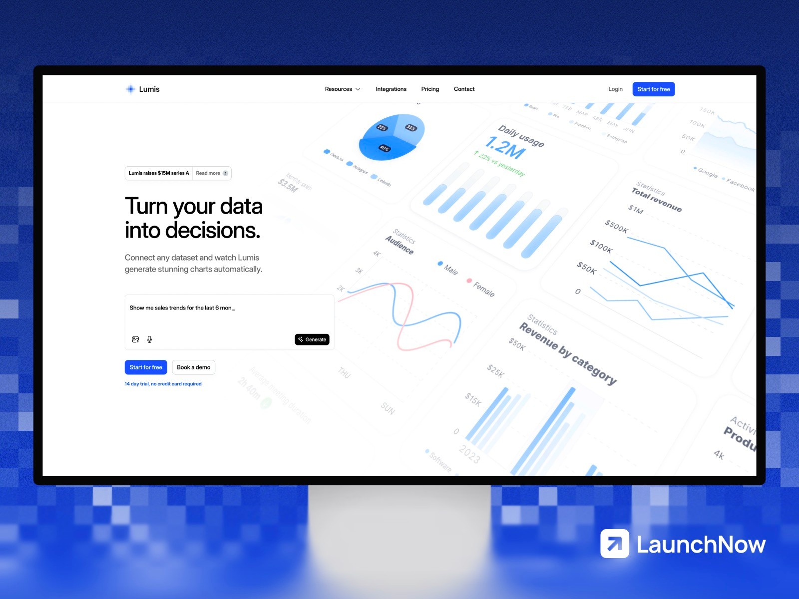 Lumis: Responsive AI Website Template by Joseph Alexander — Free Ecommerce Framer Template preview