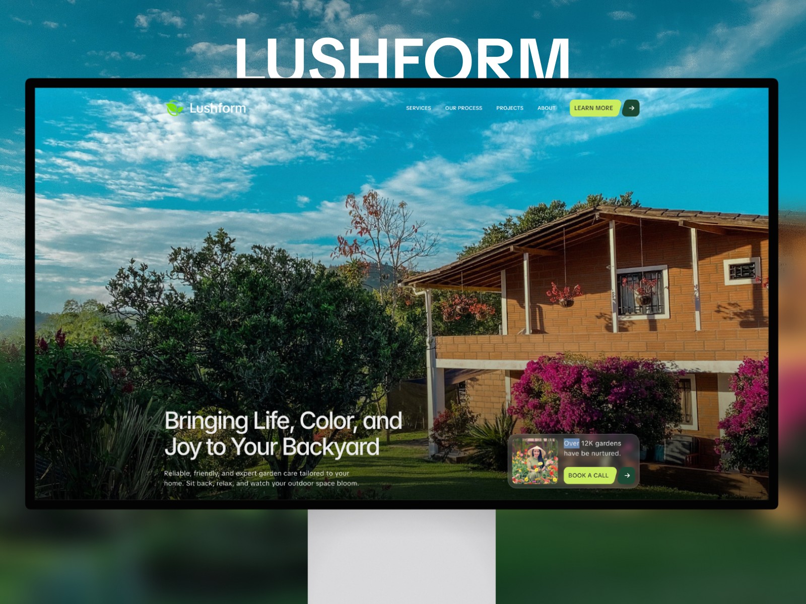 Lushform — Free Free Website Template by Keyframe — Free Portfolio Template for Framer by Keyframe preview