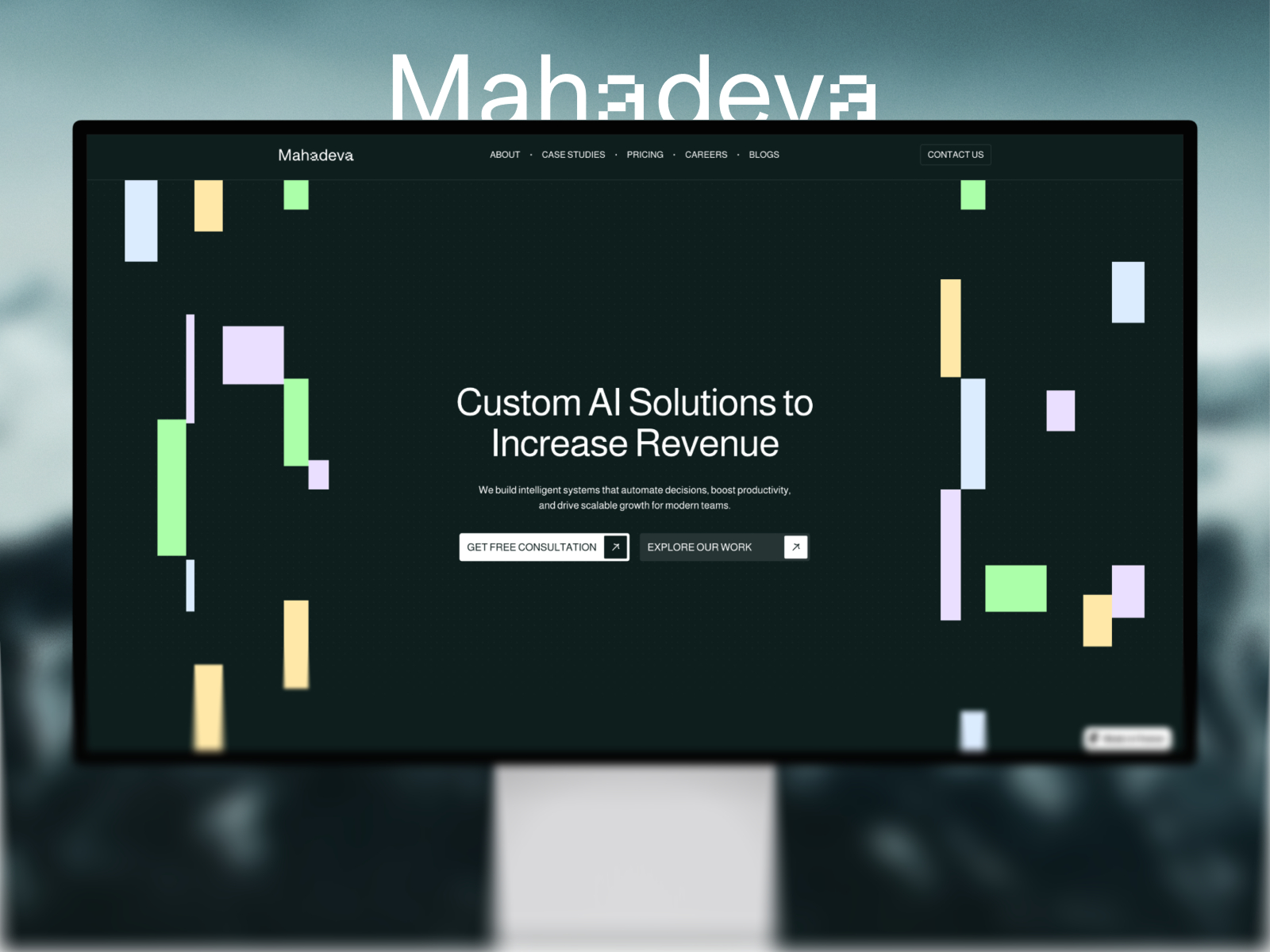 Mahadeva: Responsive Agency Website Template by Breeje Anadkat — Free Agency Framer Template preview