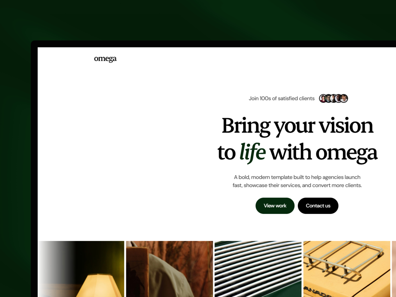 Manor: Free Real Estate Website Template by Yousef Osman — Free Architecture Framer Template preview