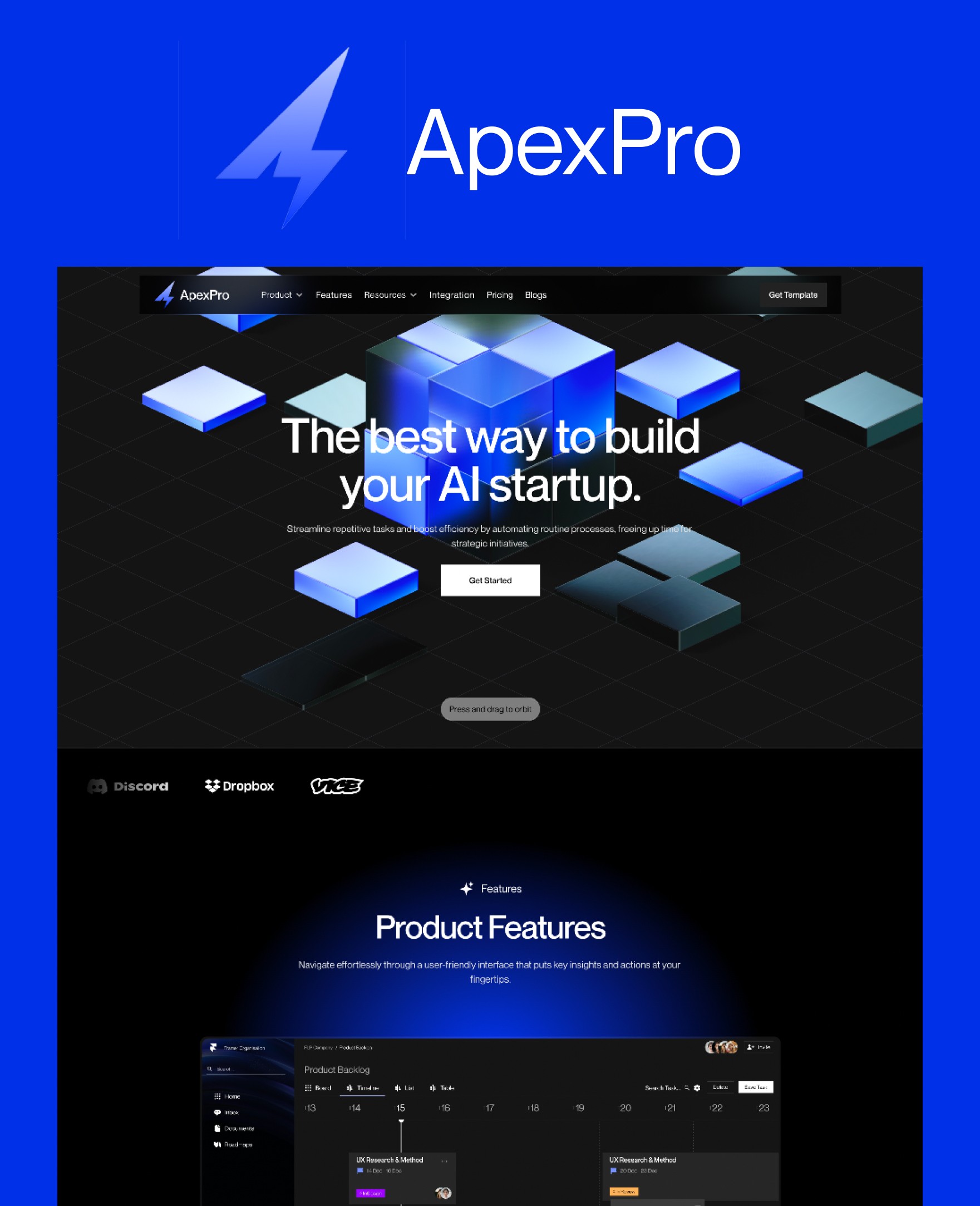 Margin Intelligence: Free AI Website Template by Hicham A. — Free SaaS Framer Template preview