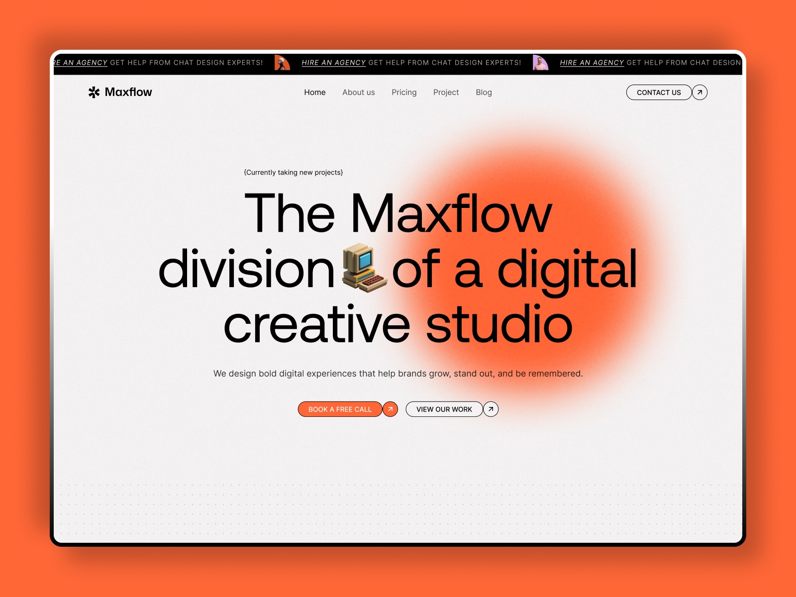 Maxflow — Free SaaS Framer Template preview