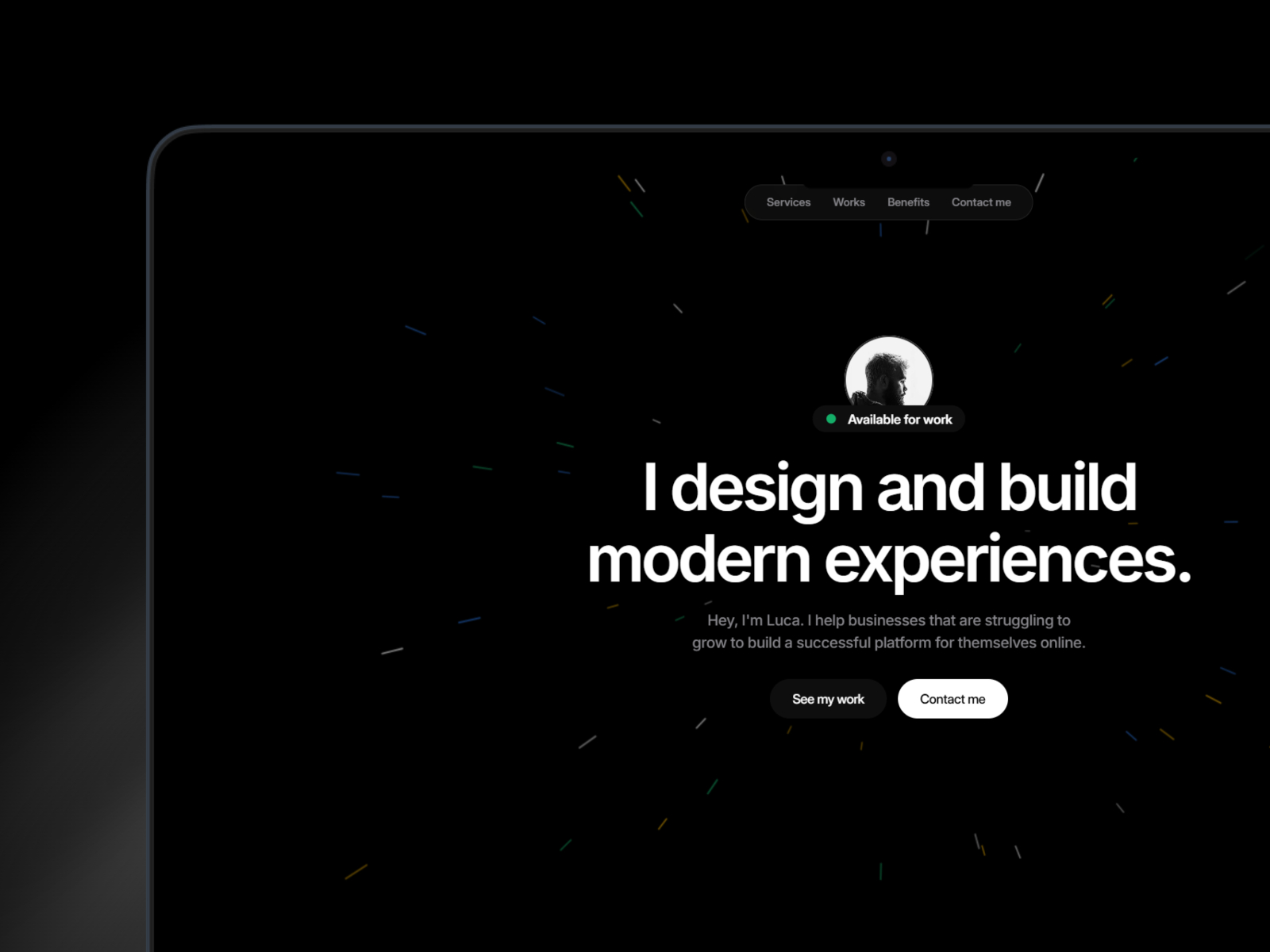 Memento — Free Portfolio Framer Template preview