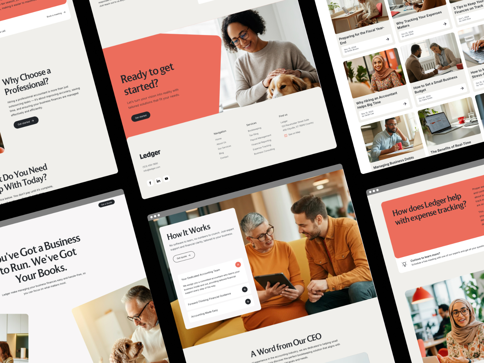 Money Matters: Free Accounting Website Template by Mark Yaasi — Free SaaS Framer Template preview