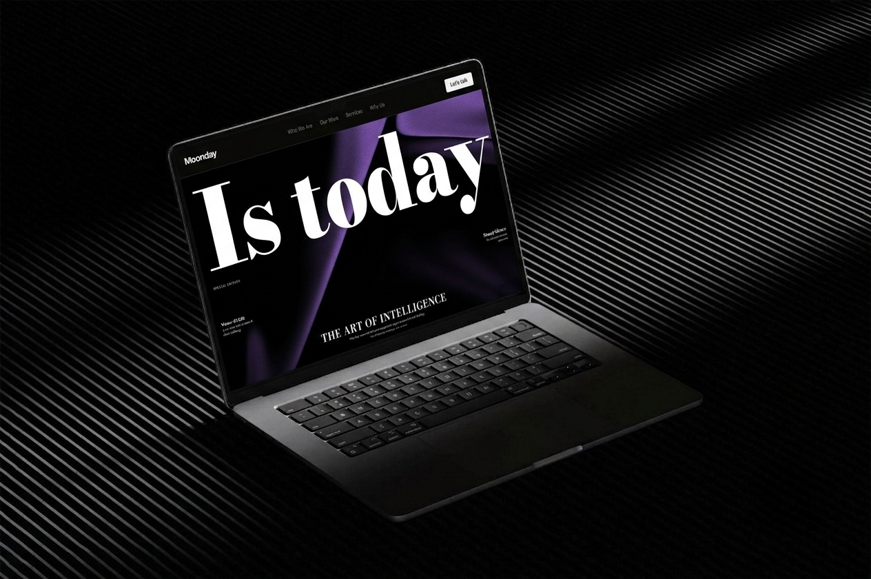 Moonday: Free AI Website Template by Void Desing — Free SaaS Framer Template preview
