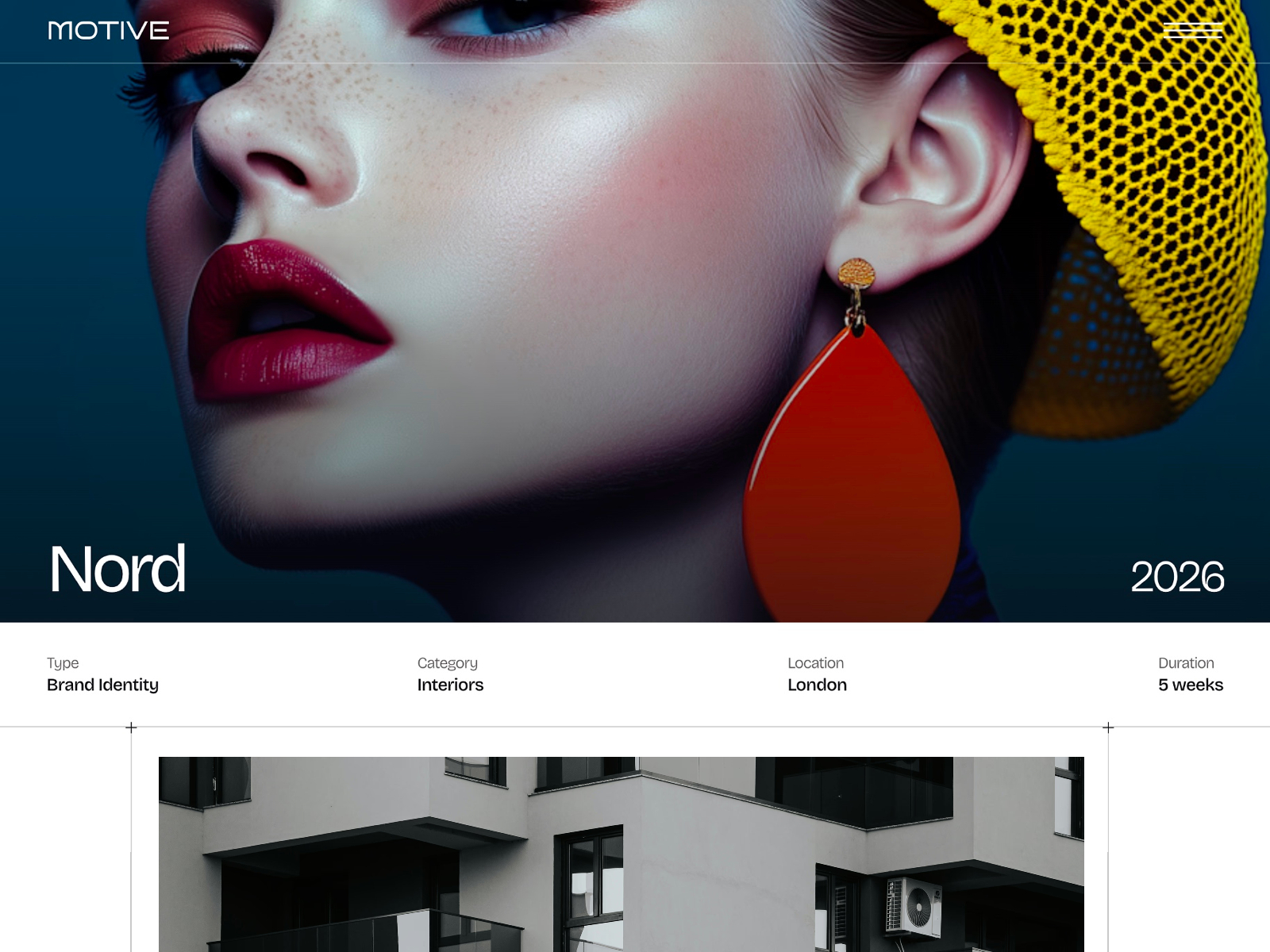 Motive — Free Creative Agency & Portfolio Framer Template preview