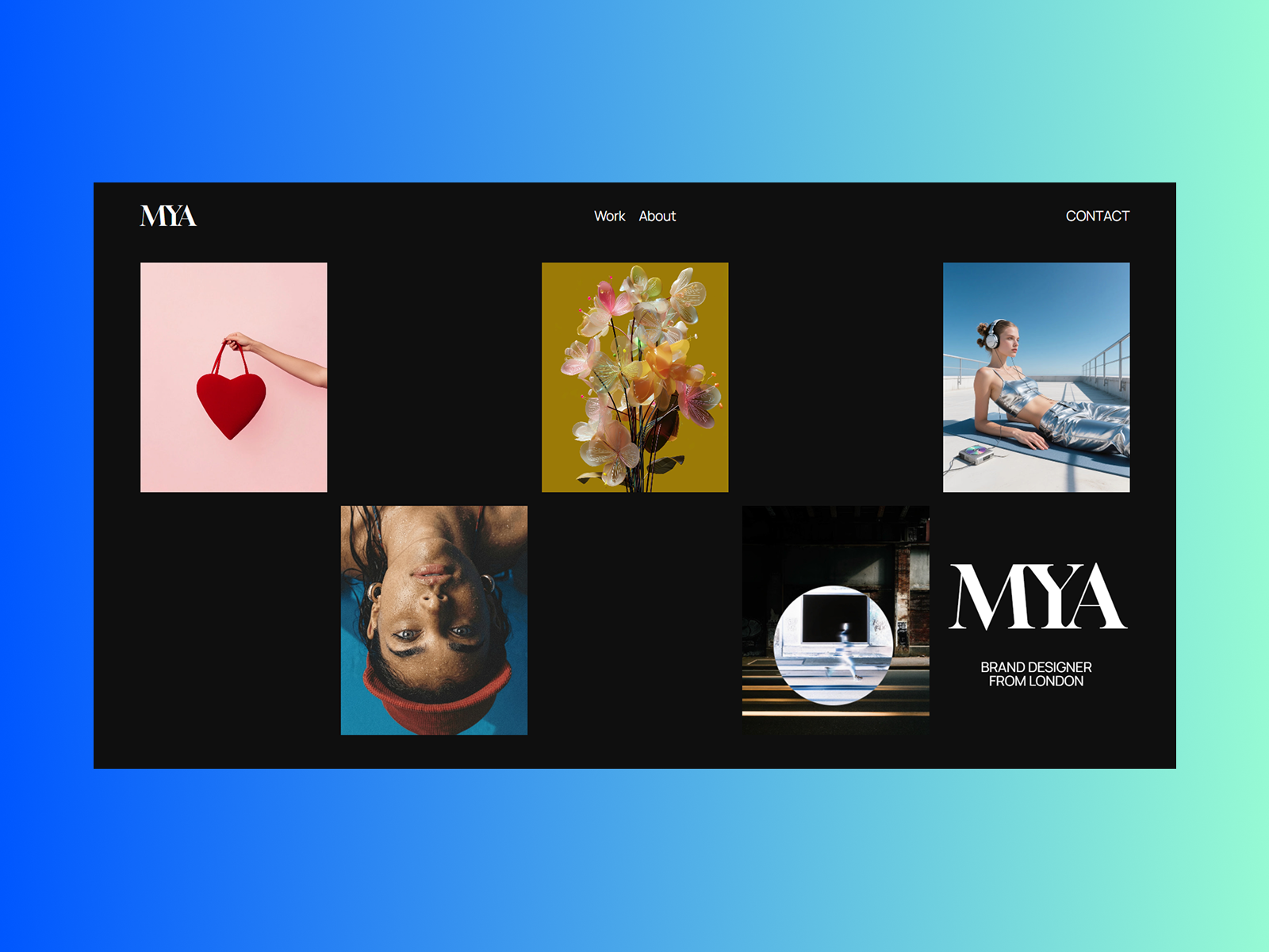 MYA — Free Portfolio Framer Template preview