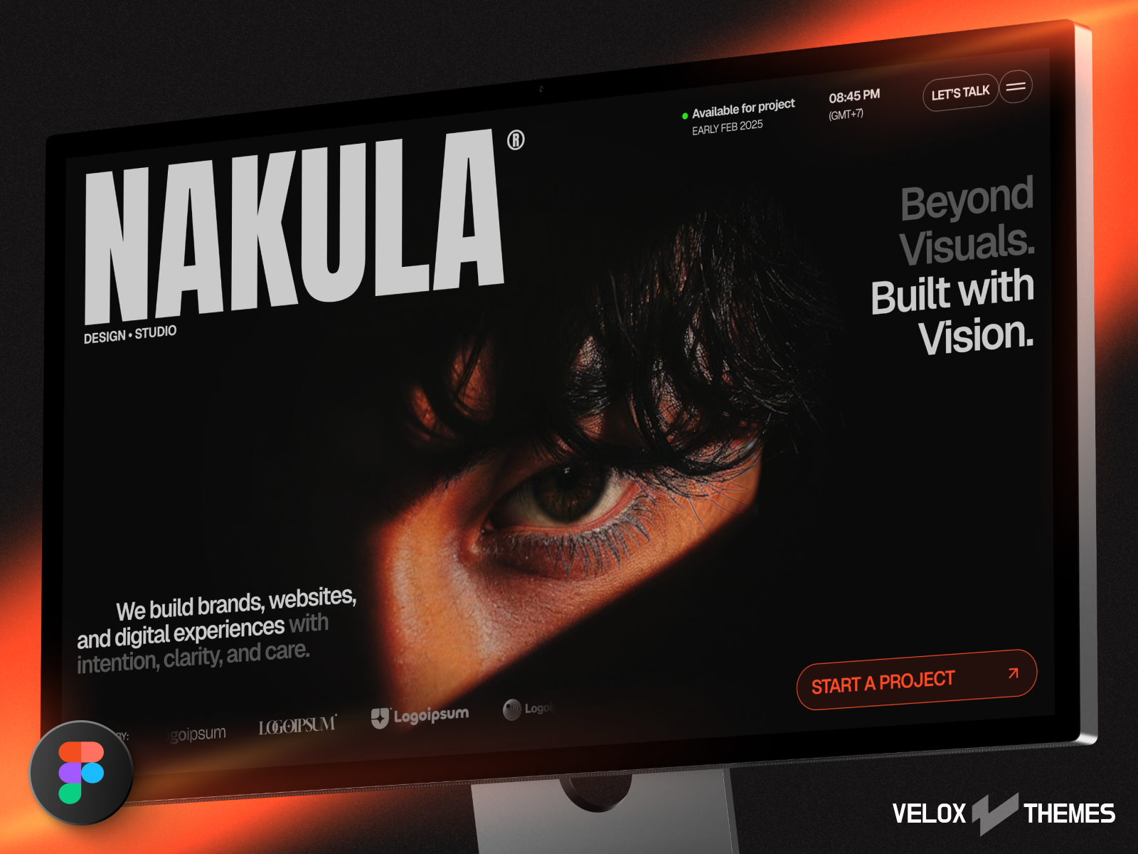 Nakula: Responsive Portfolio Website Template by Velox Themes — Free Portfolio Framer Template preview
