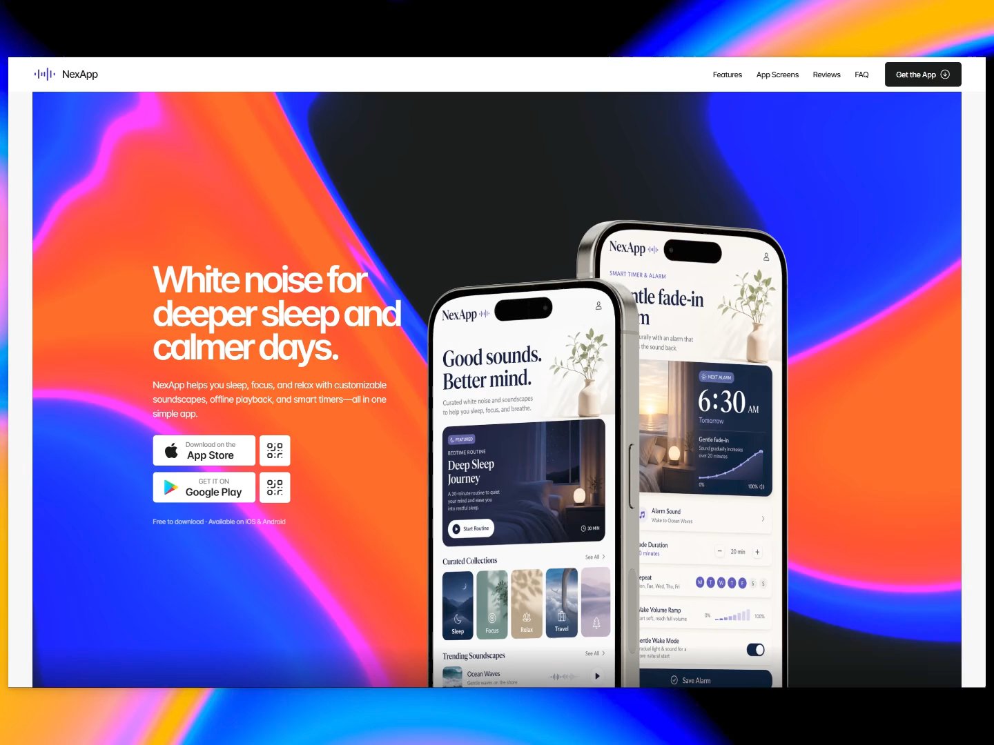NexApp: Free AI Website Template by Tang Quoc Dat — Free SaaS Framer Template preview
