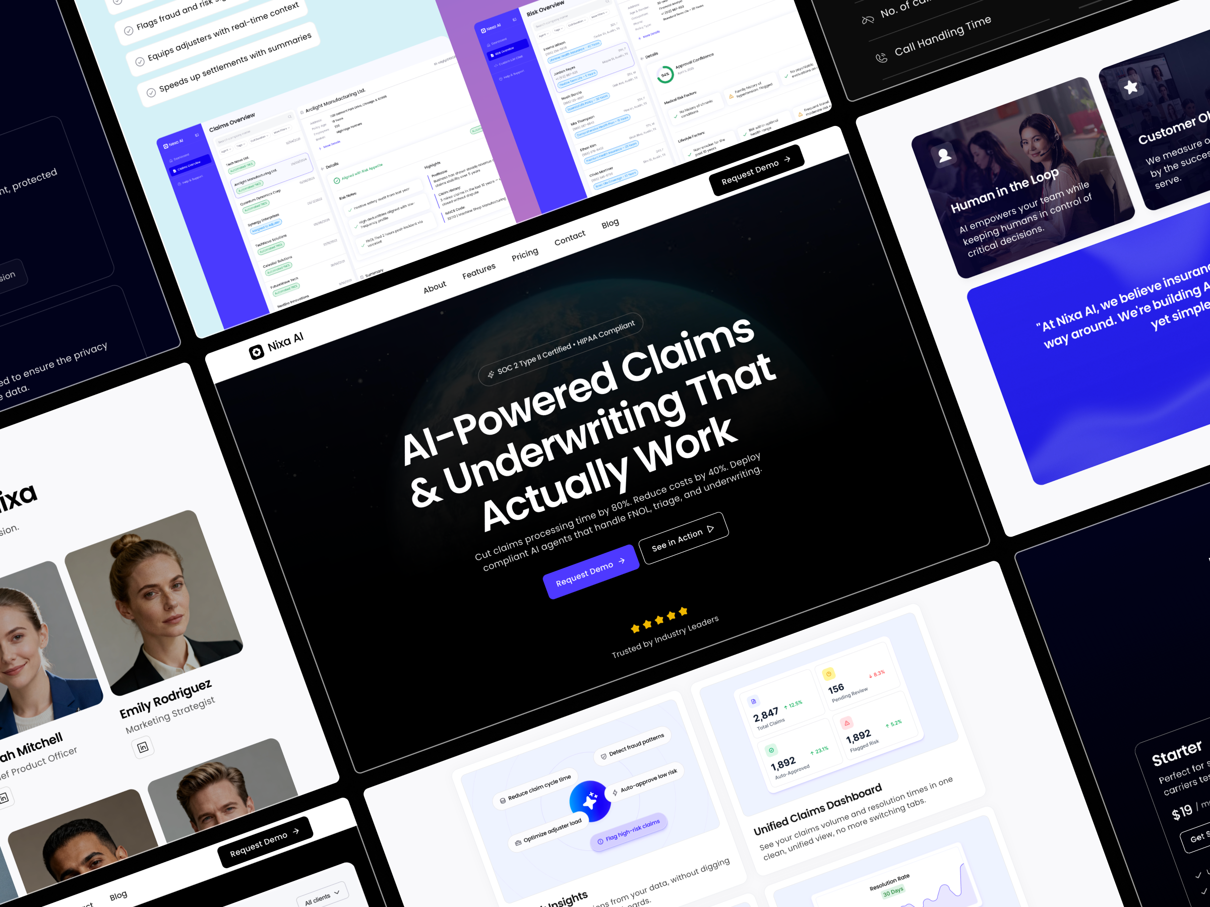 Nixa — Free Portfolio Framer Template preview