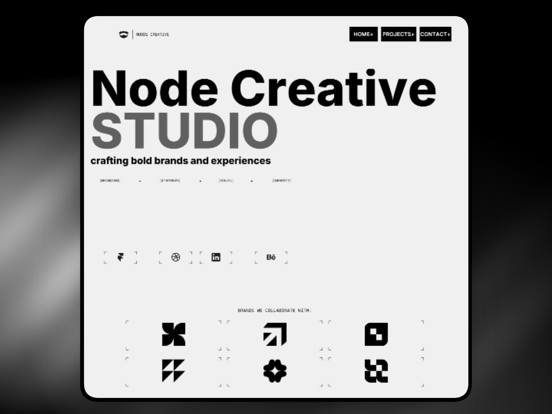 NodeCreative — Free Portfolio Website Template by Orix Studio — Free Portfolio Template for Framer by Orix Studio preview