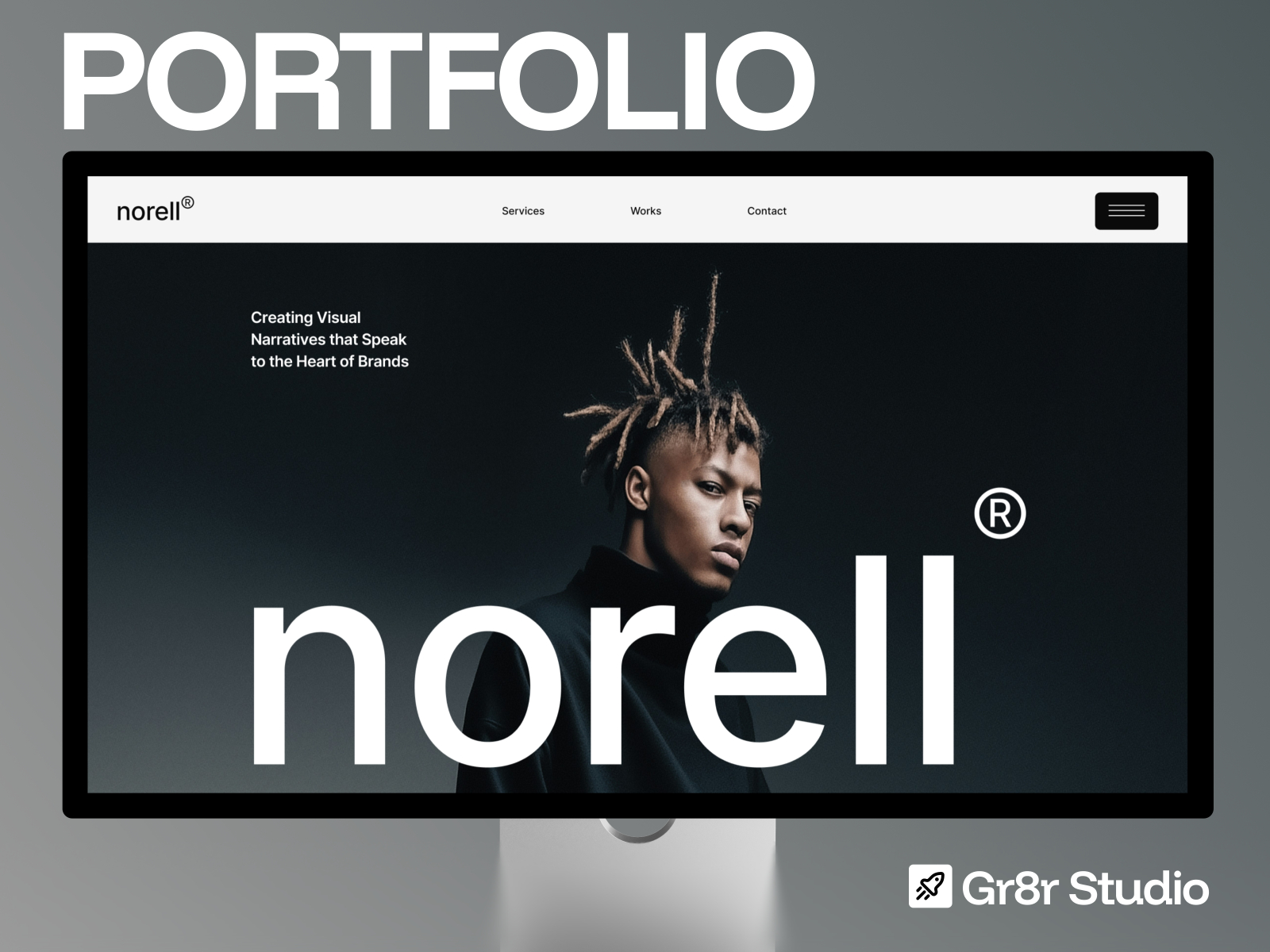 Norell: Free Portfolio Website Template by Tanjim Islam — Free Portfolio Framer Template preview