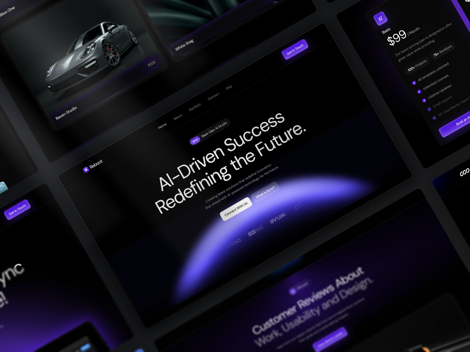 Nubien: Free Agency Website Template by Westhill Studio — Free Portfolio Framer Template preview