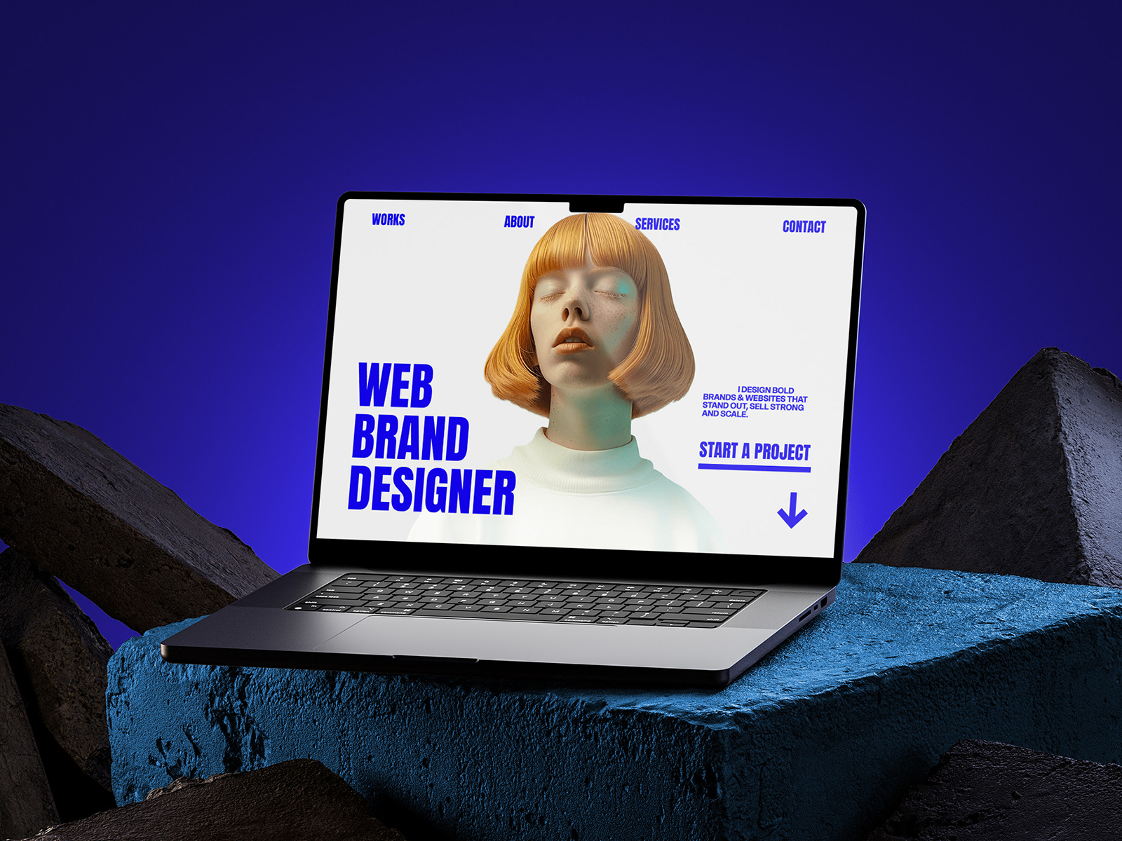 OMNI Studio: Free Portfolio Website Template by Tamer Pixels — Free Portfolio Framer Template preview