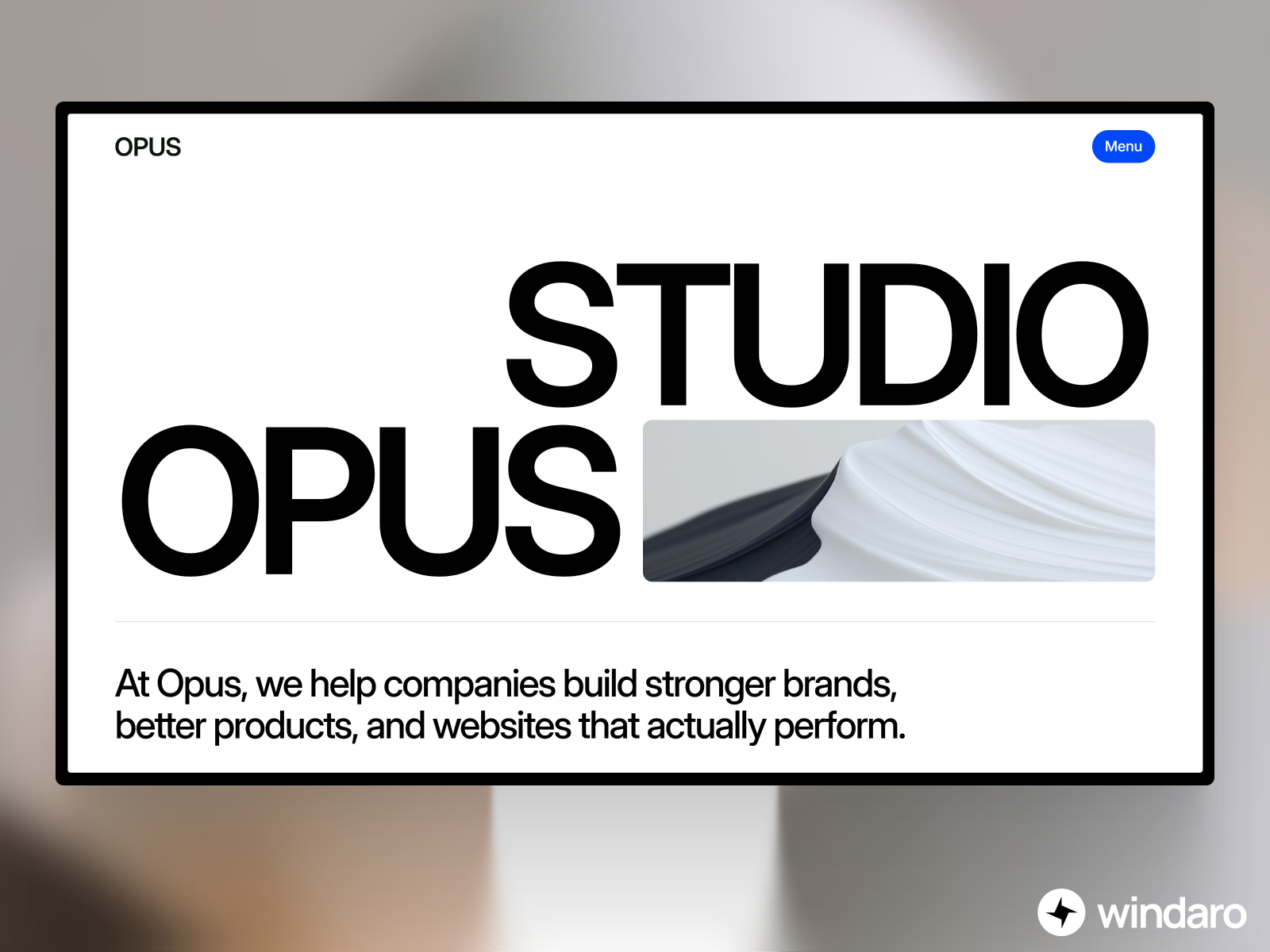 Opus: Free Portfolio Website Template by Krzysztof Hejna — Free Portfolio Framer Template preview