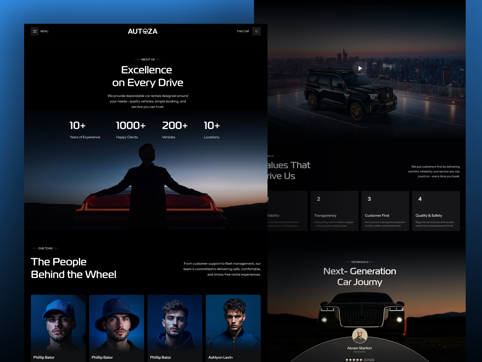 OrbixAI: Free SaaS Website Template by Mezario — Free Automotive Framer Template preview