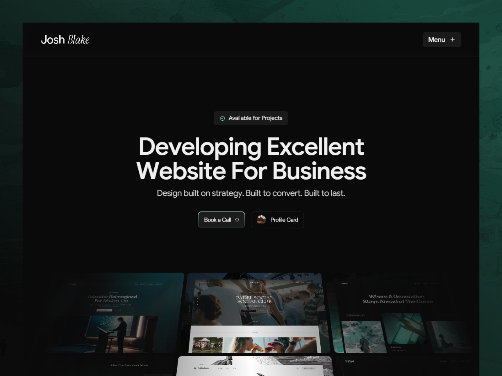 Orchestra: Free Portfolio Website Template by Khusanjon Jurabaev — Free Portfolio Framer Template preview