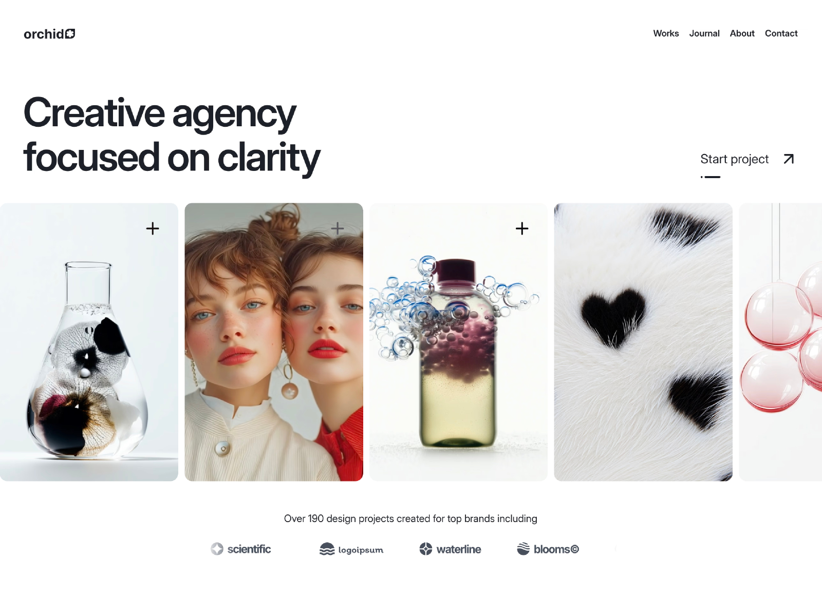 Orchid: Free Personal Website Template by Ava Thiery — Free Portfolio Framer Template preview