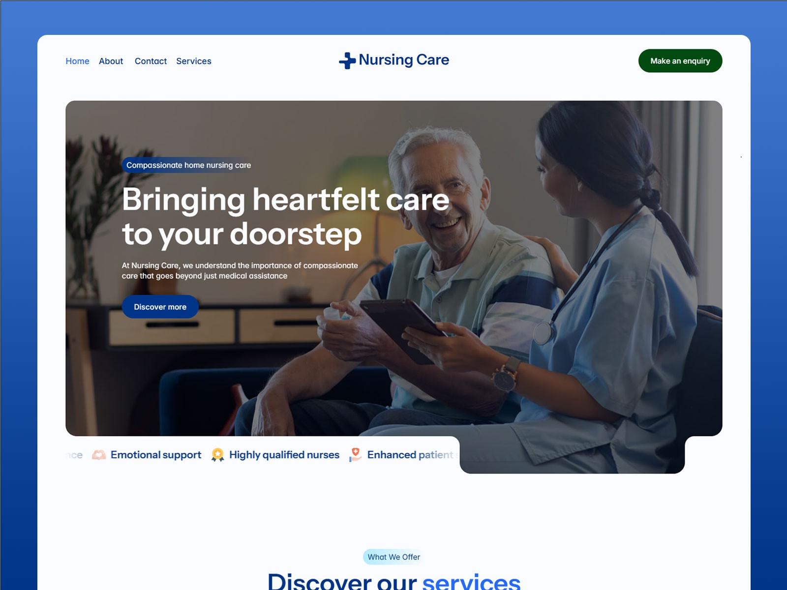 Pet Care: Free Health Website Template by Salim from Webestica — Free Pet Care Framer Template preview