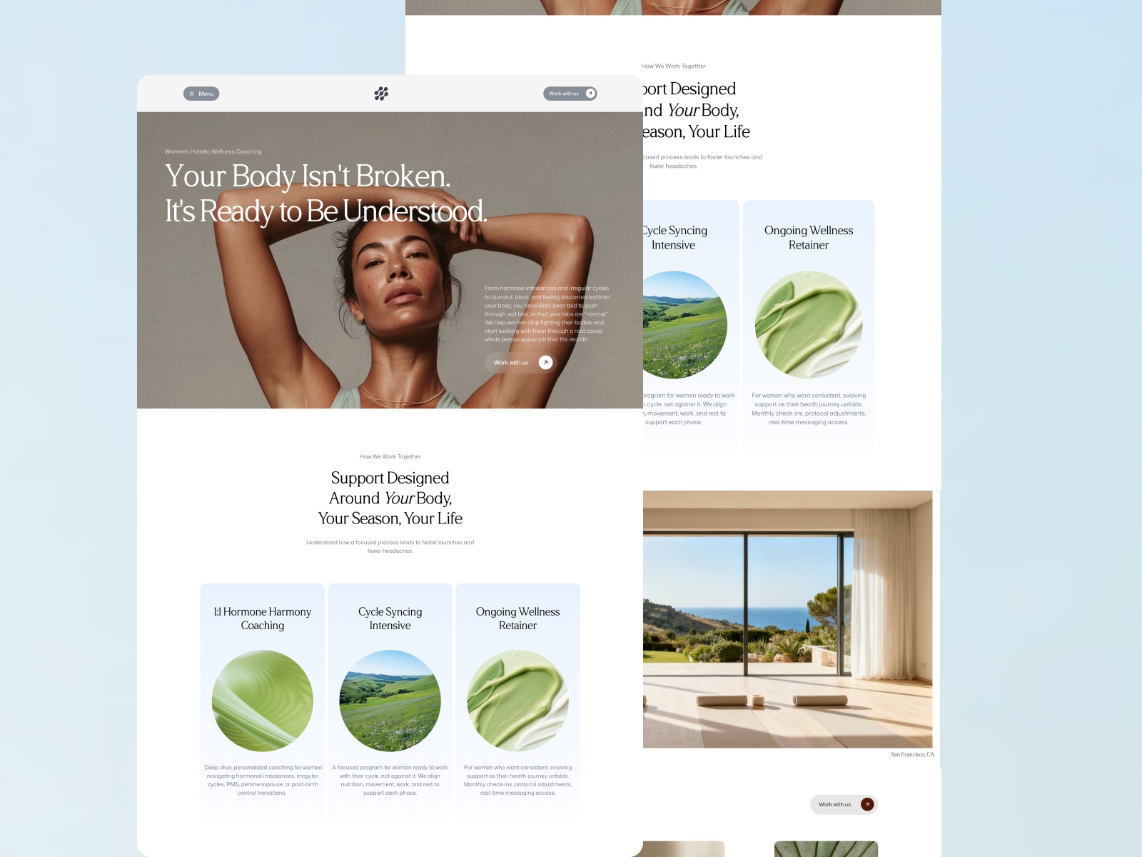 Plum — Free Healthcare Framer Template preview