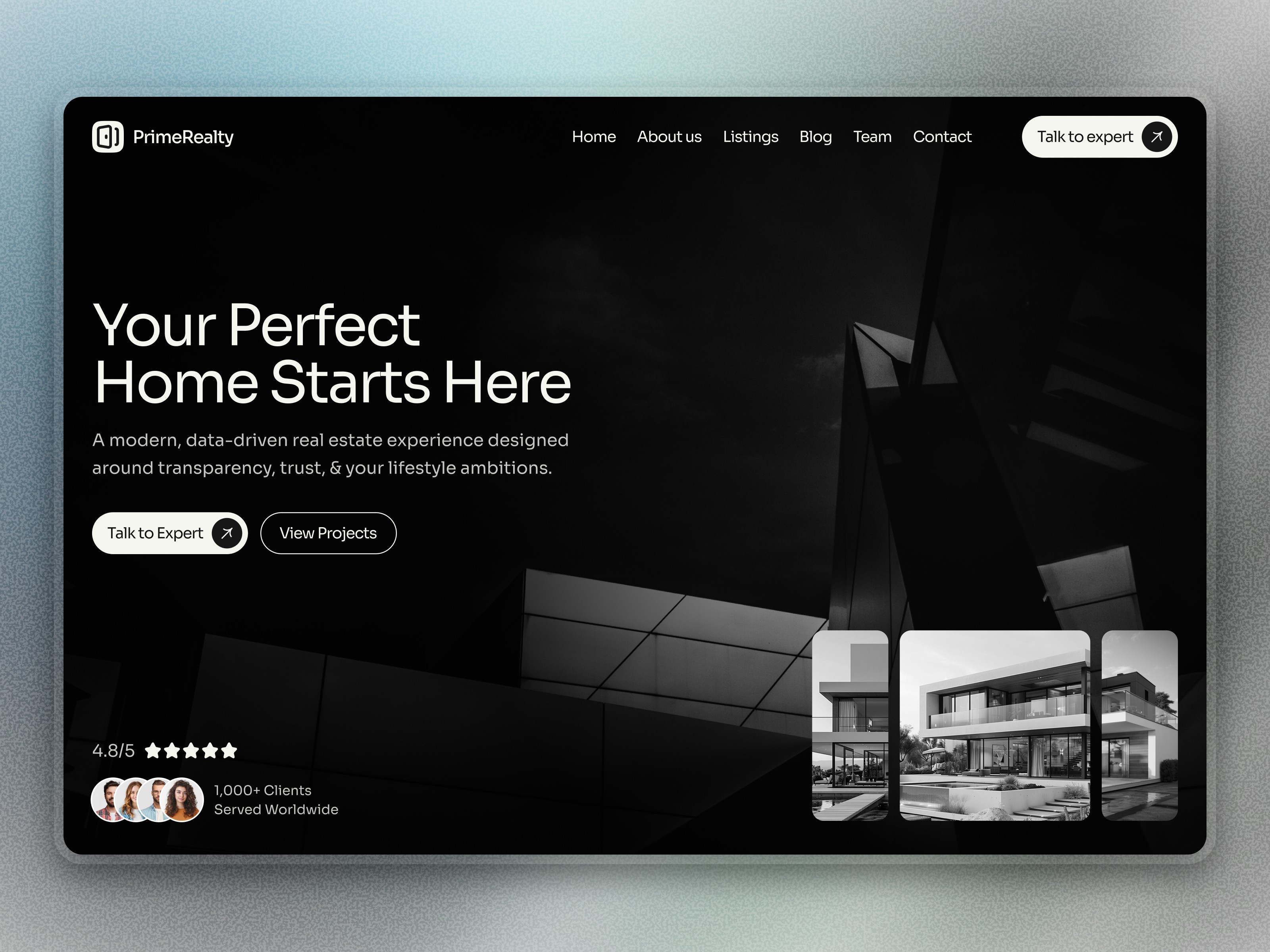 Prime Realty — Free Real Estate Website Template by Peno Lab — Free Real Estate Template for Framer by Peno Lab preview